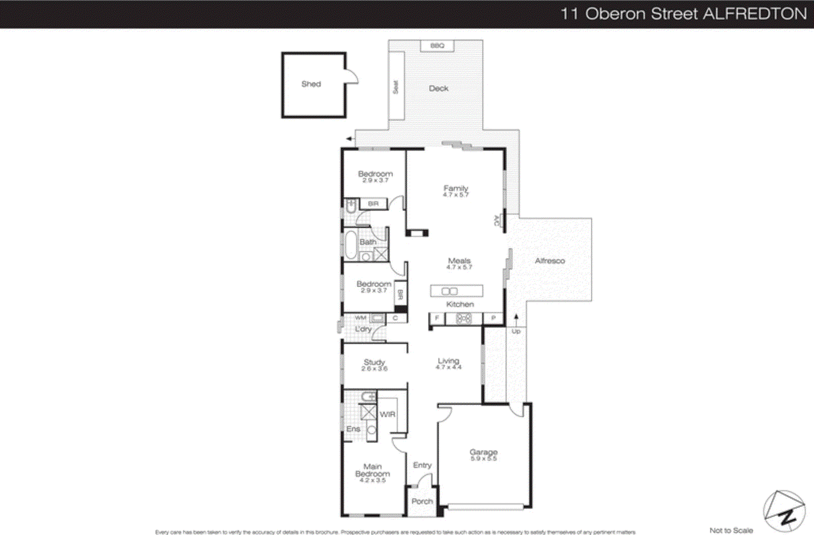 11 Oberon Street, Alfredton VIC 3350 - Floorplan