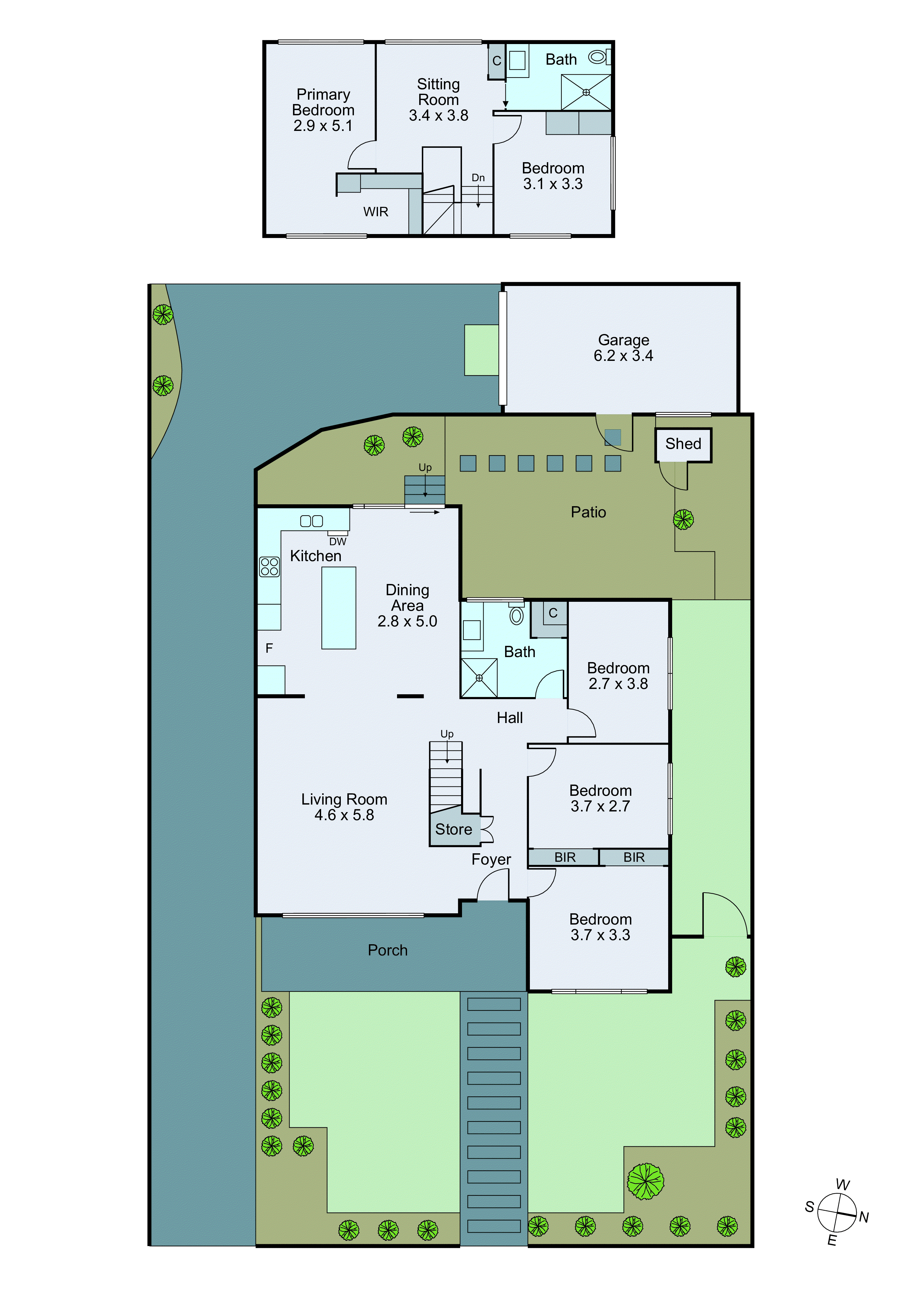 1/1 Olive Avenue, Mount Waverley VIC 3149 - Floorplan