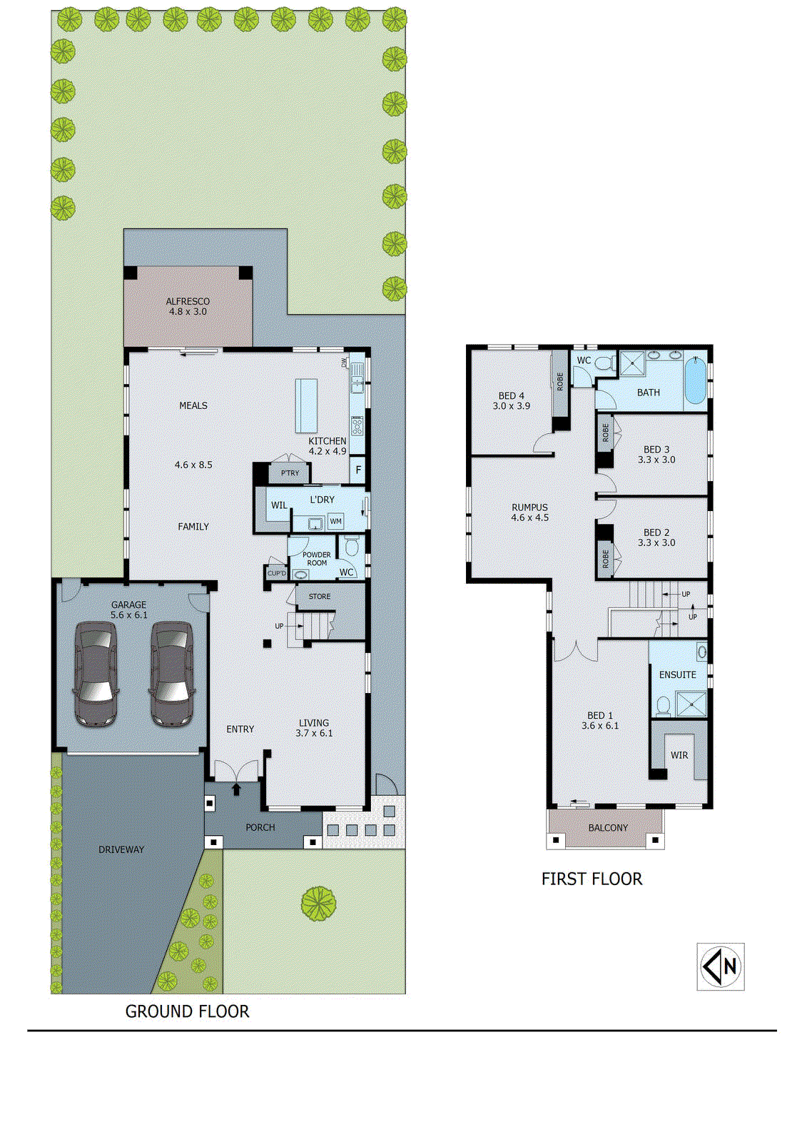 11 Orrington Drive, Keysborough VIC 3173 - Floorplan