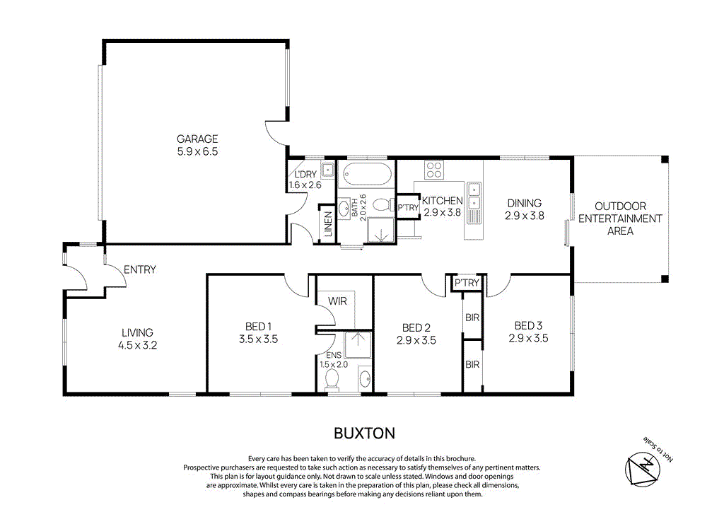11 Parbury Avenue, Lake Gardens VIC 3355 - Floorplan