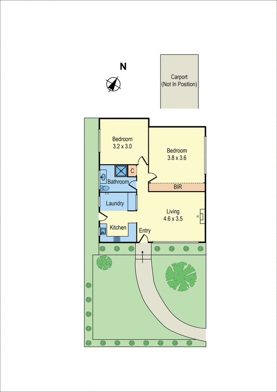 1/1 Peter Avenue, Parkdale VIC 3195 - Floorplan