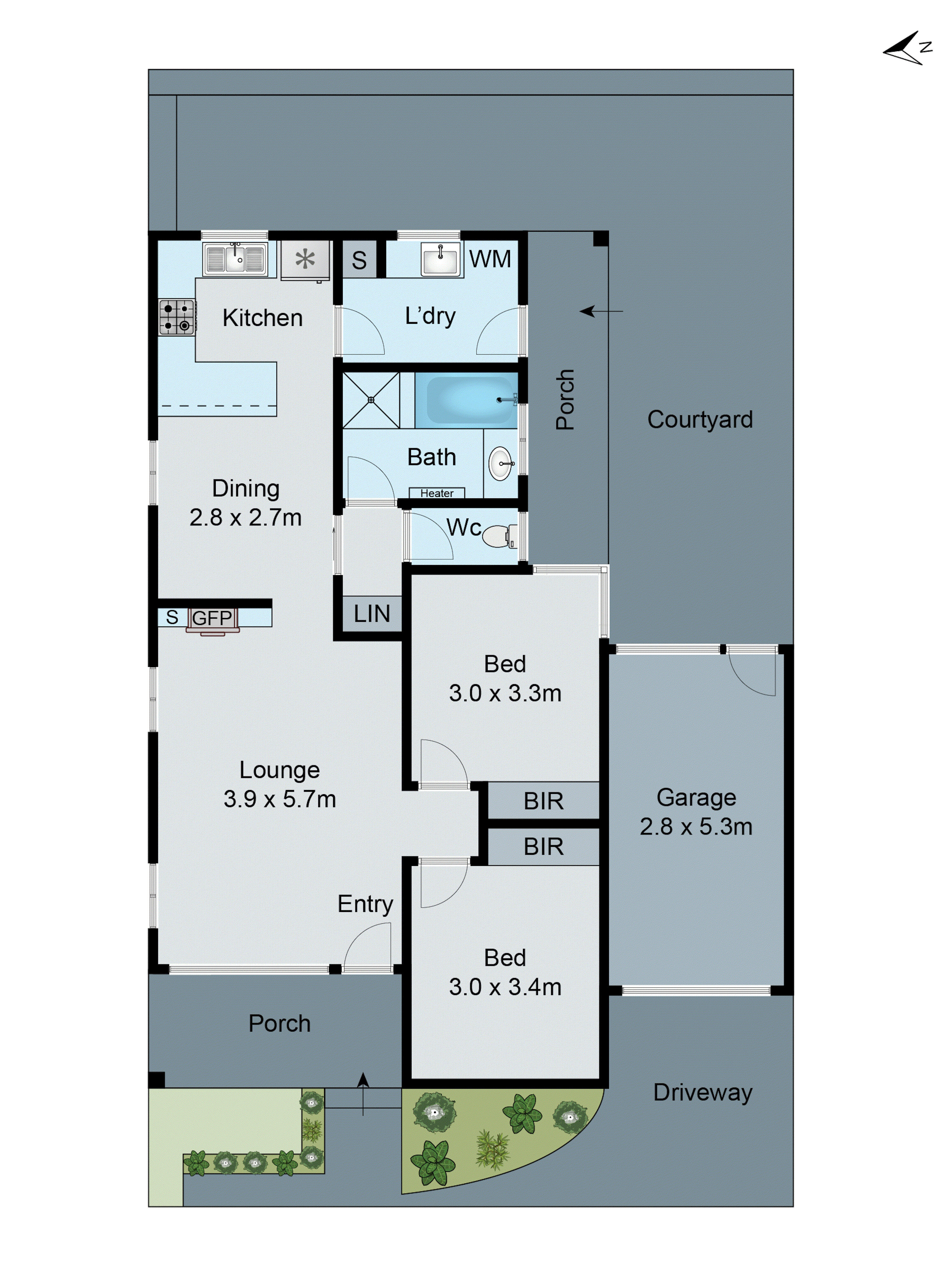 1/1 Peter Street, Grovedale VIC 3216 - Floorplan