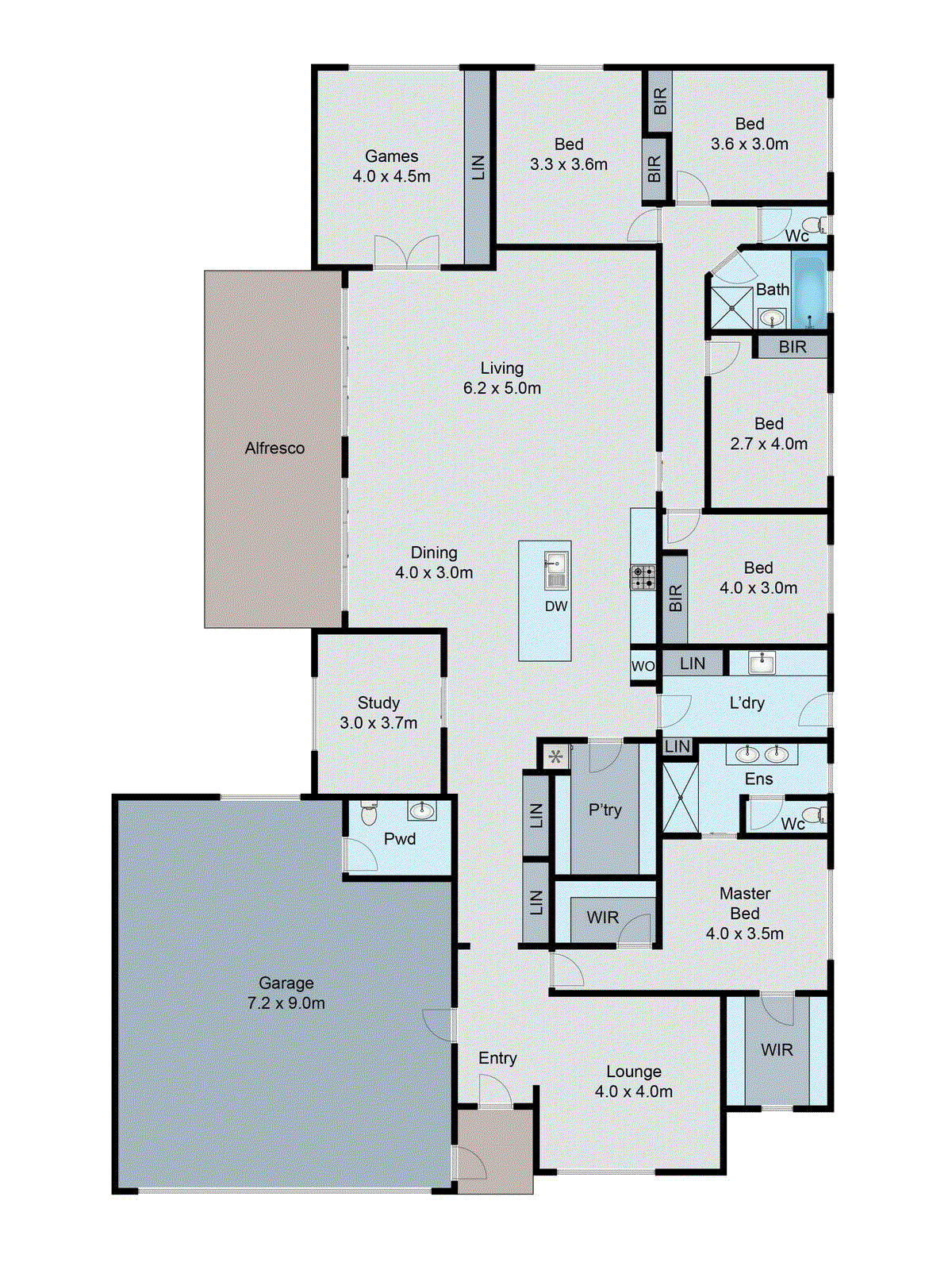 11 Pienza Way, Leopold VIC 3224 - Floorplan