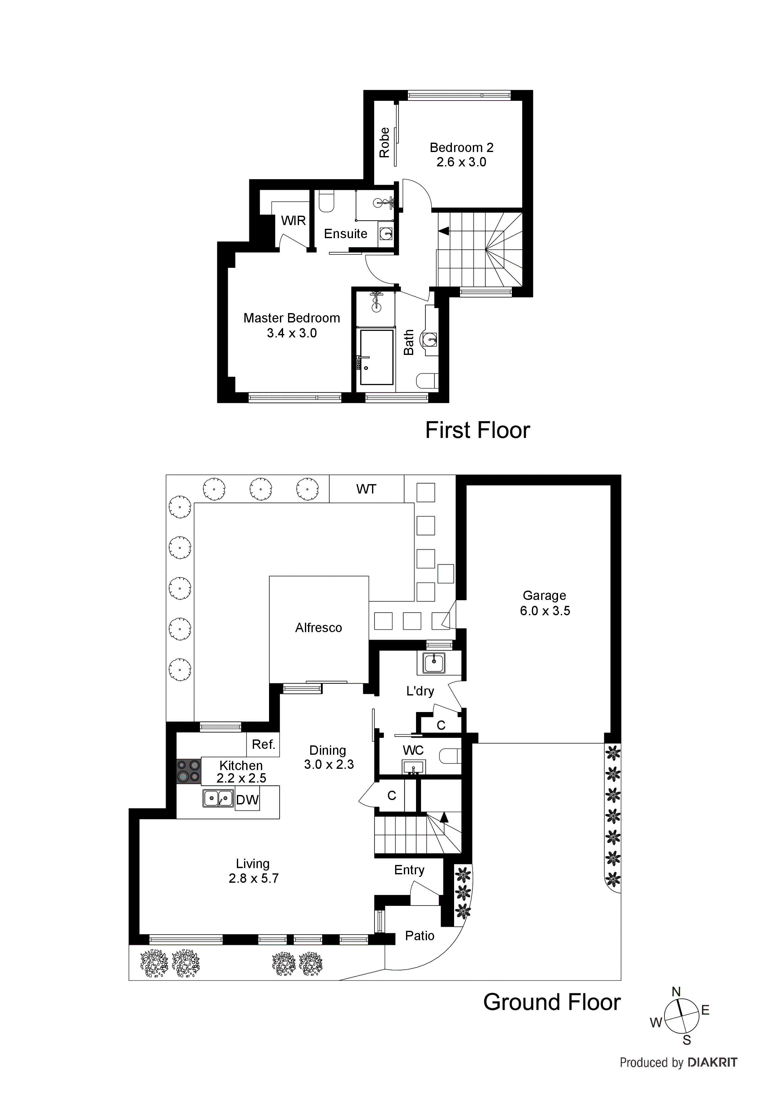 1/1 Riversdale Avenue, Seaford VIC 3198 - Floorplan