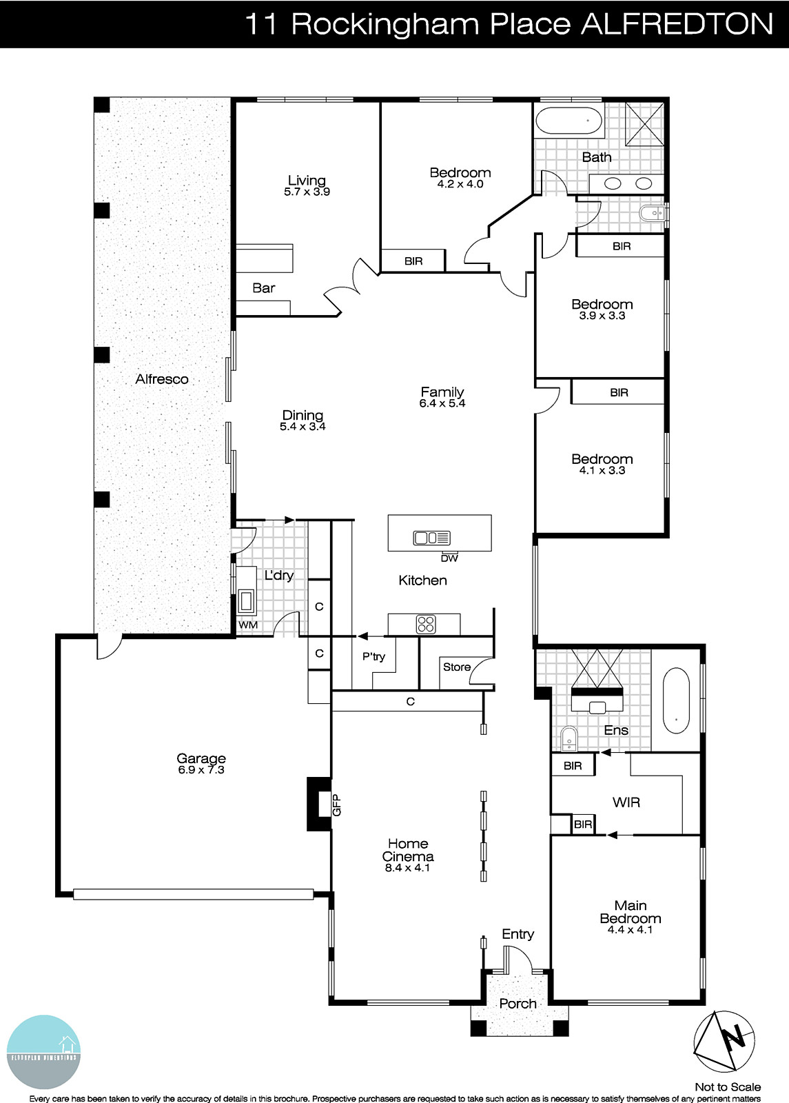 11 Rockingham Place, Alfredton VIC 3350 - Floorplan