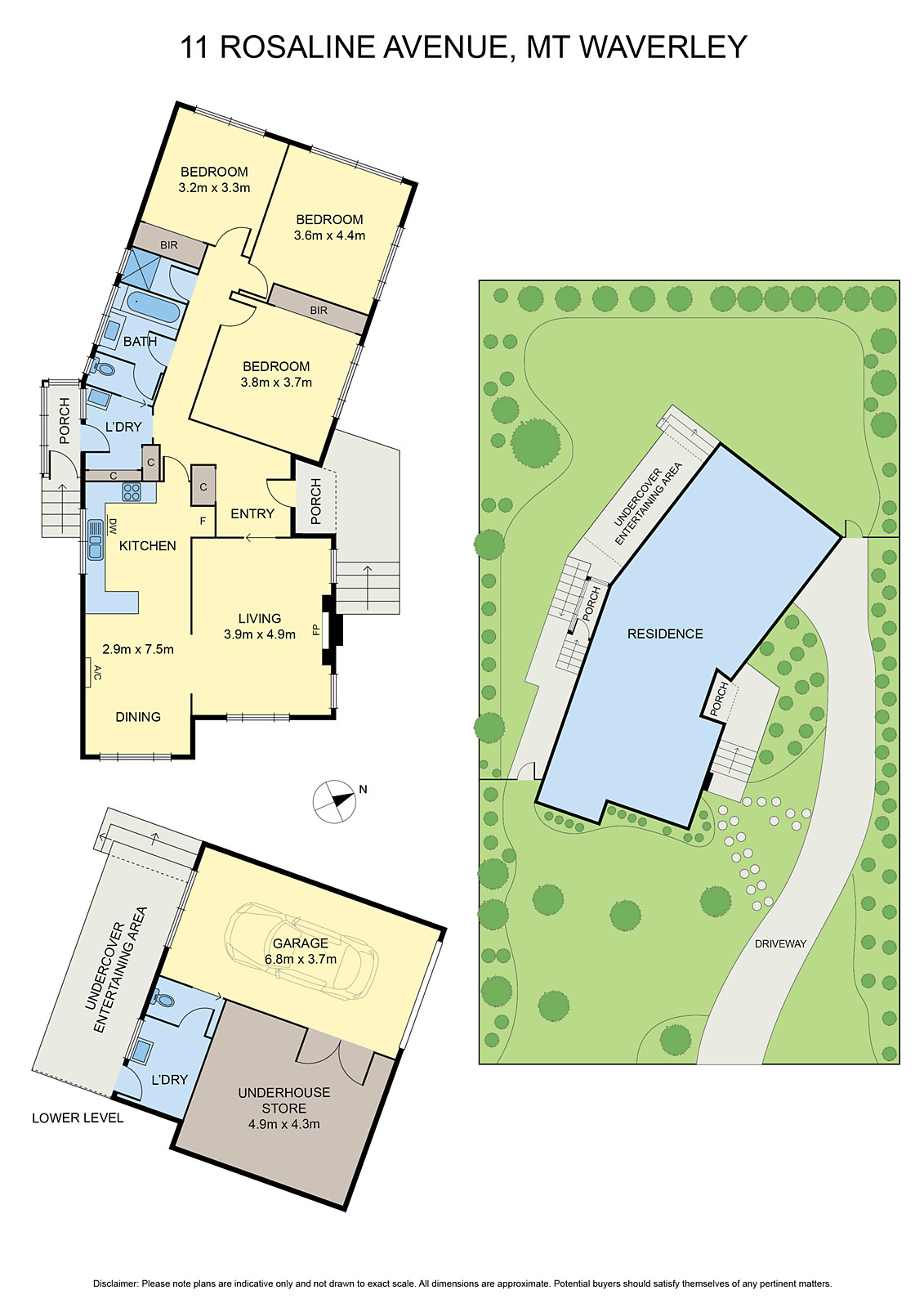 11 Rosaline Avenue, Mount Waverley VIC 3149 - Floorplan