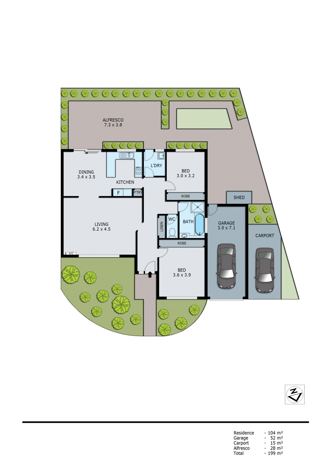 11 Shoal Court, Dingley Village VIC 3172 - Floorplan