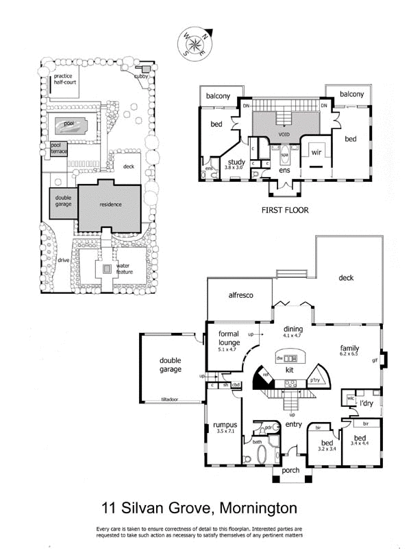 11 Silvan Grove, MORNINGTON VIC 3931 - Floorplan