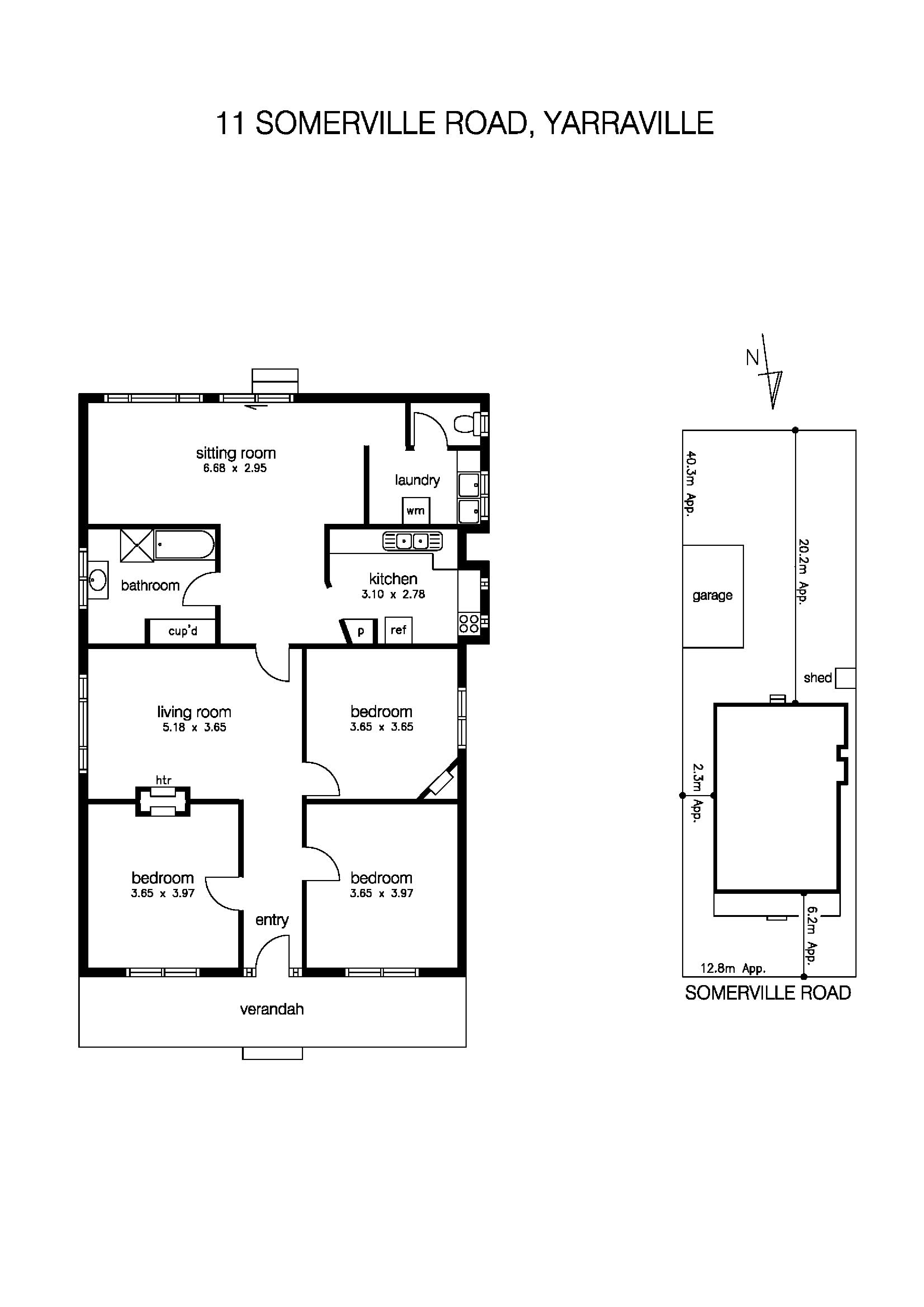 11 Somerville Road, YARRAVILLE VIC 3013 - Floorplan
