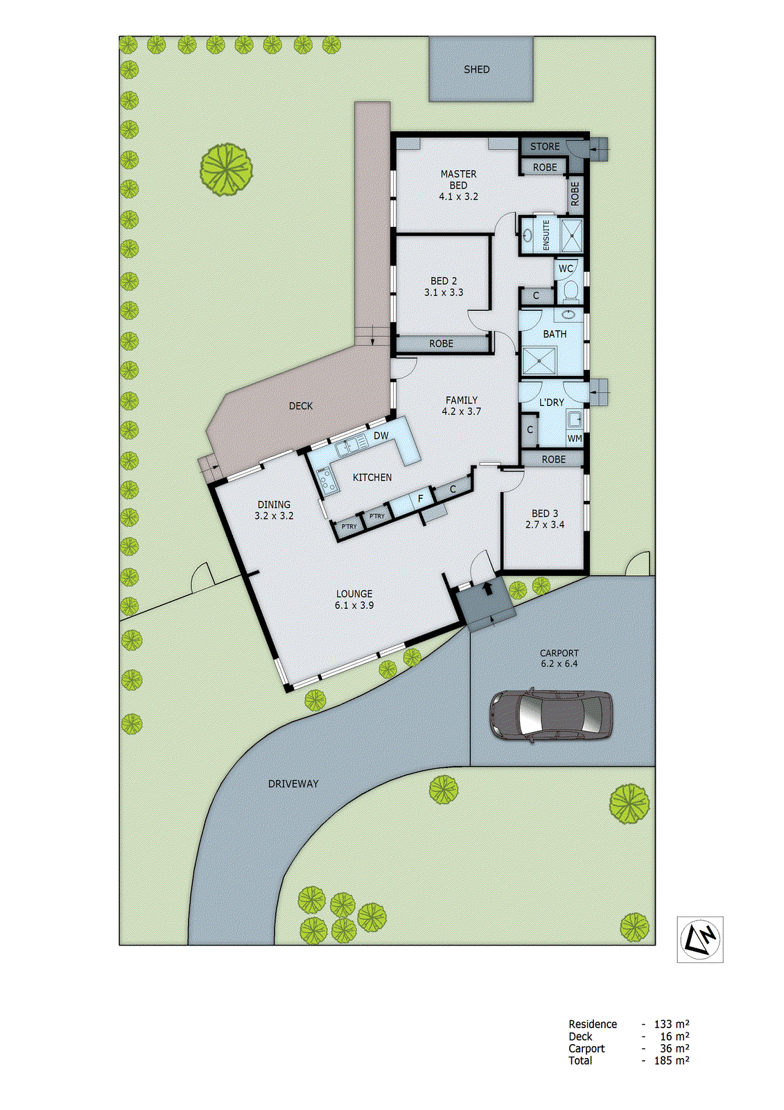 11 Southern Drive, Dingley Village VIC 3172 - Floorplan