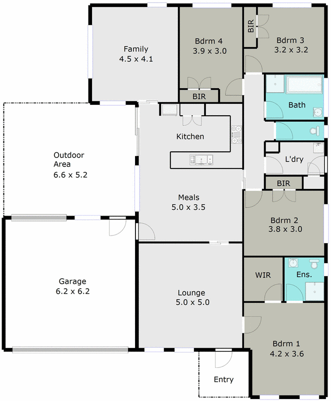 11 St Helens Avenue, Lake Gardens VIC 3355 - Floorplan