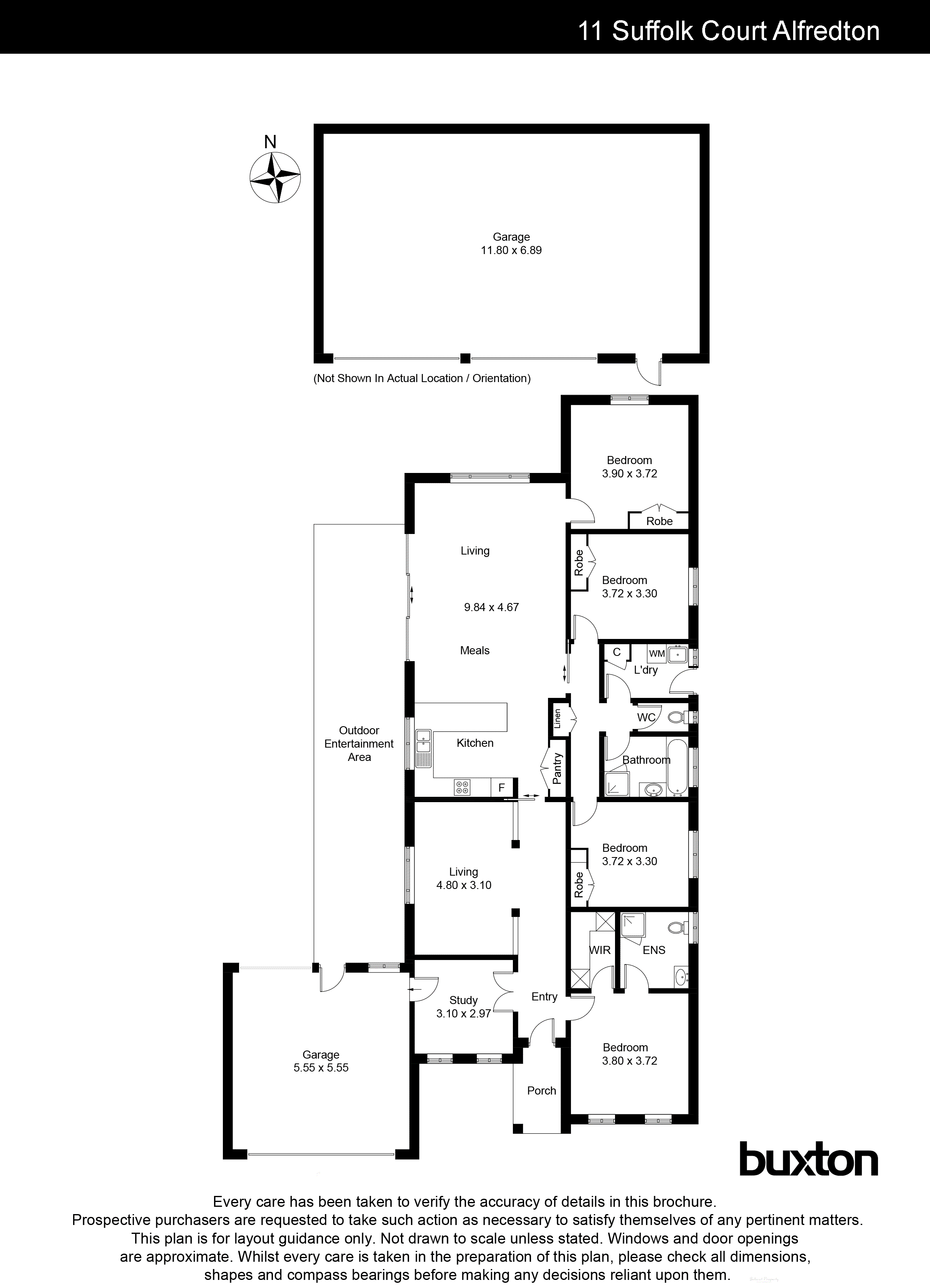 11 Suffolk Court, Alfredton VIC 3350 - Floorplan