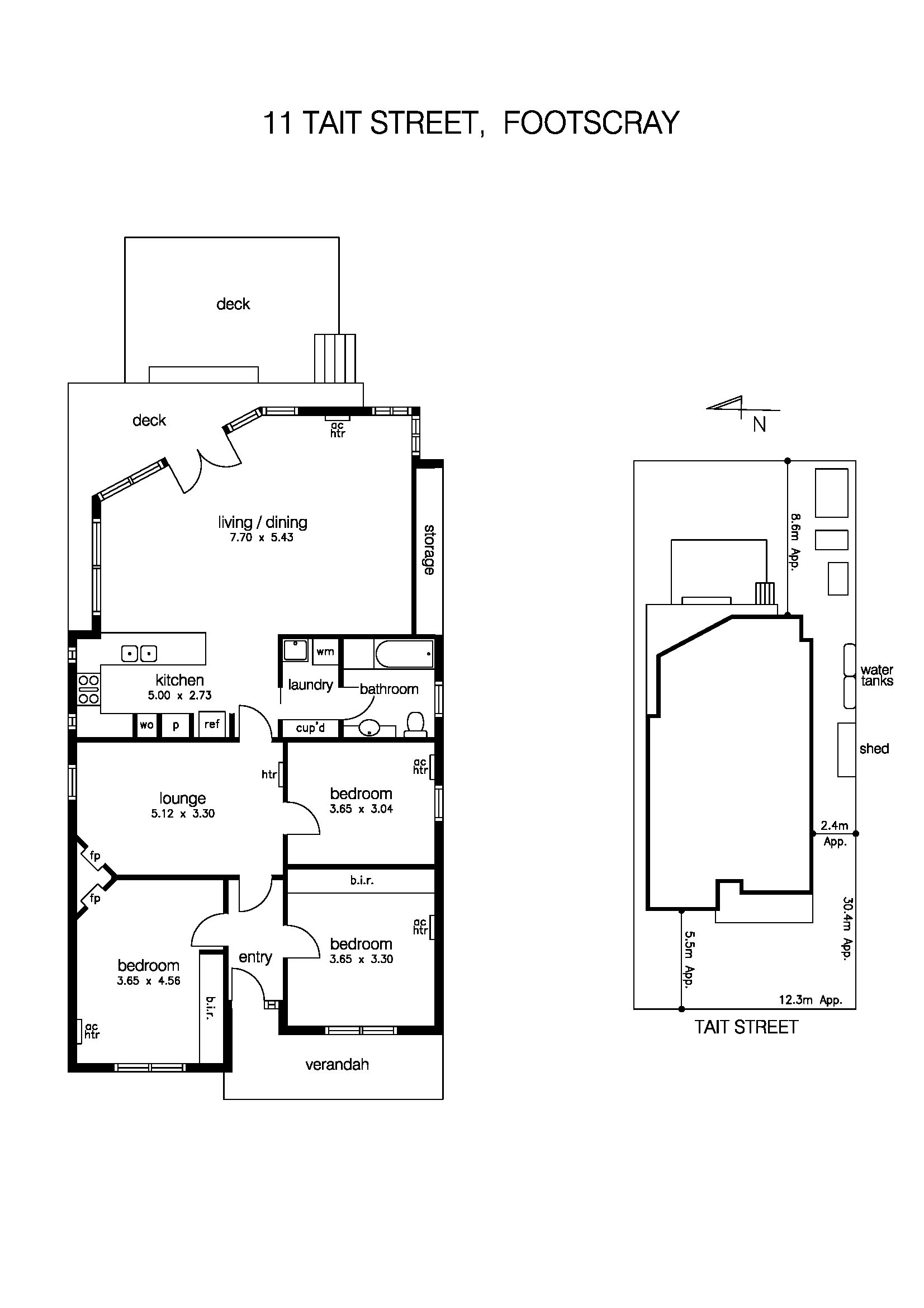 11 Tait Street, FOOTSCRAY VIC 3011 - Floorplan