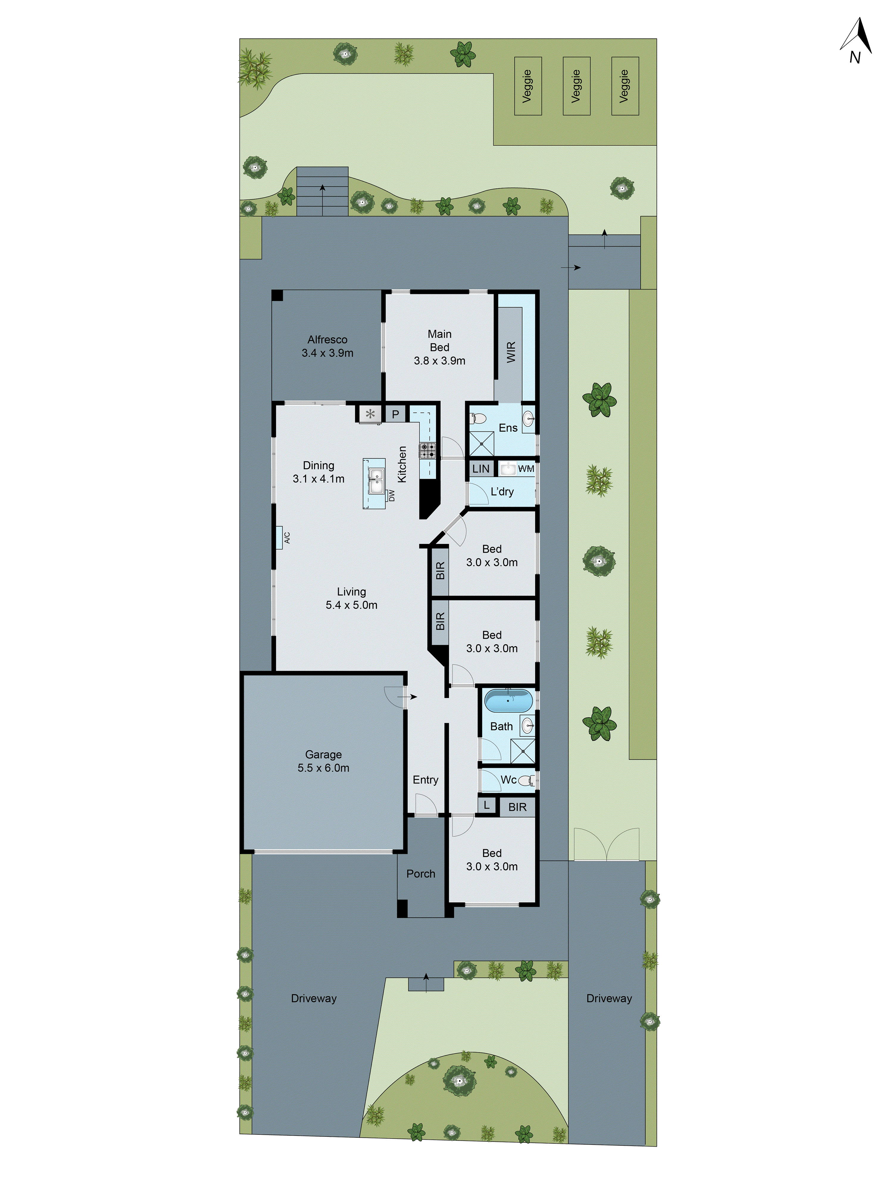 11 Tannin Way, Waurn Ponds VIC 3216 - Floorplan
