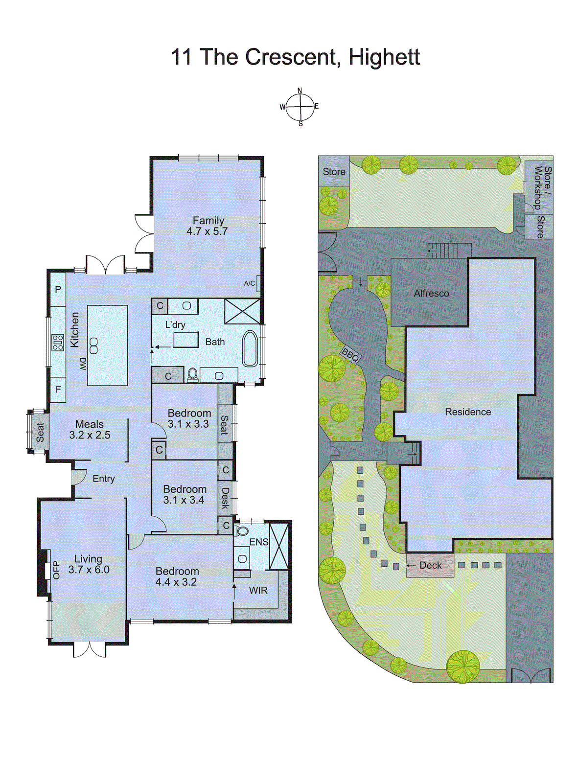 11 The Crescent, Highett VIC 3190 - Floorplan