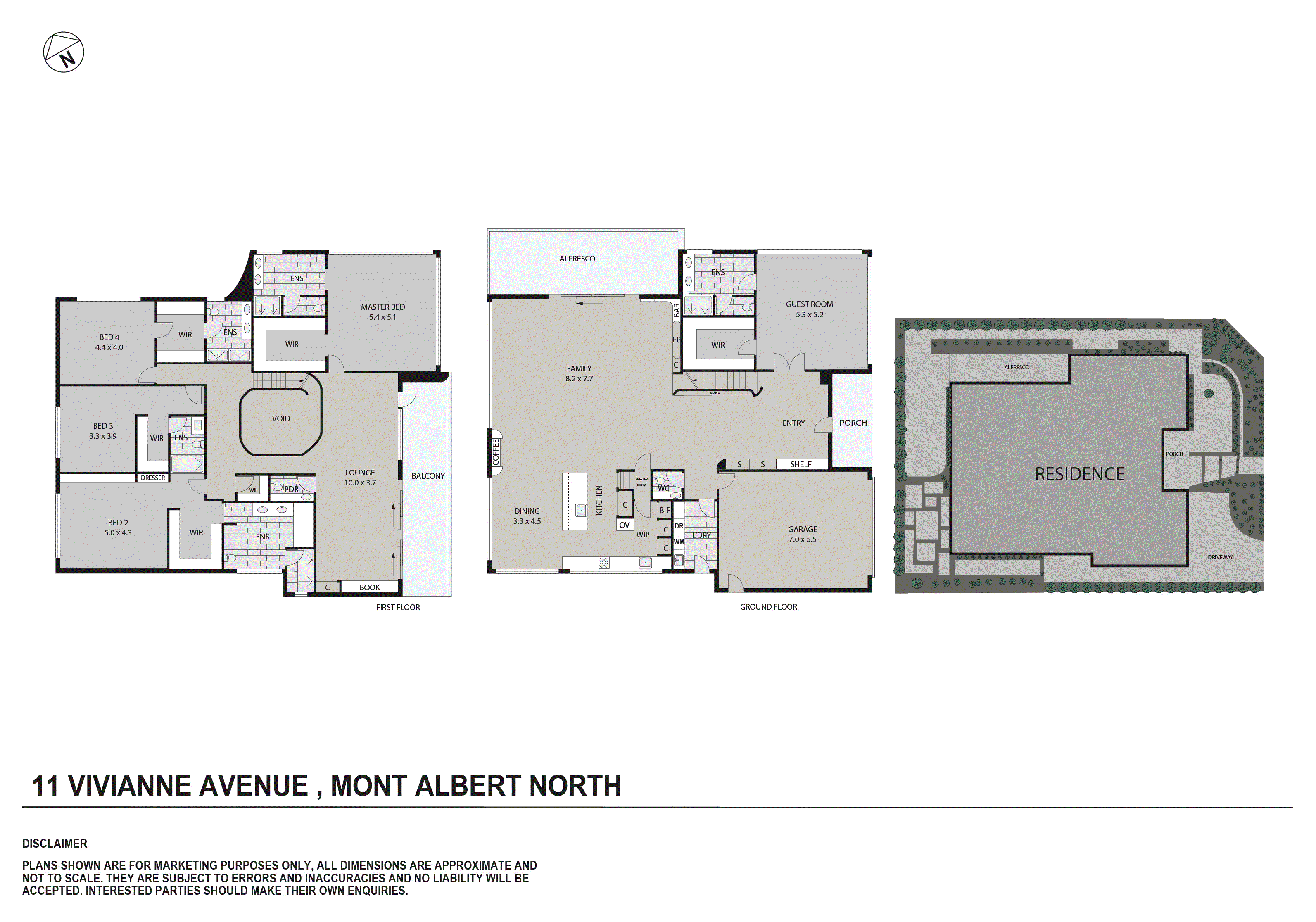 11 Vivianne Avenue, Mont Albert North VIC 3129 - Floorplan