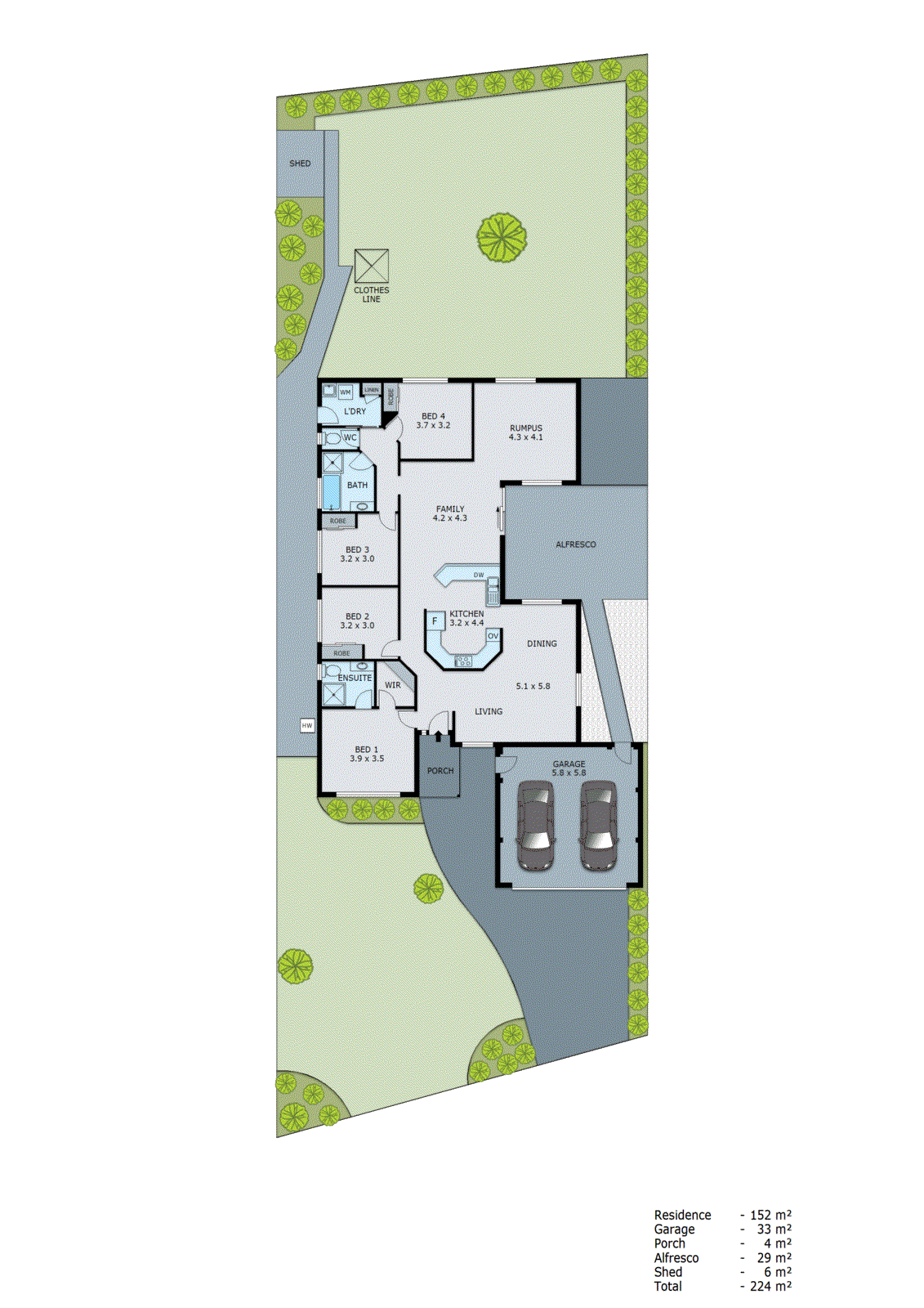 11 Waterdale Place, Aspendale Gardens VIC 3195 - Floorplan