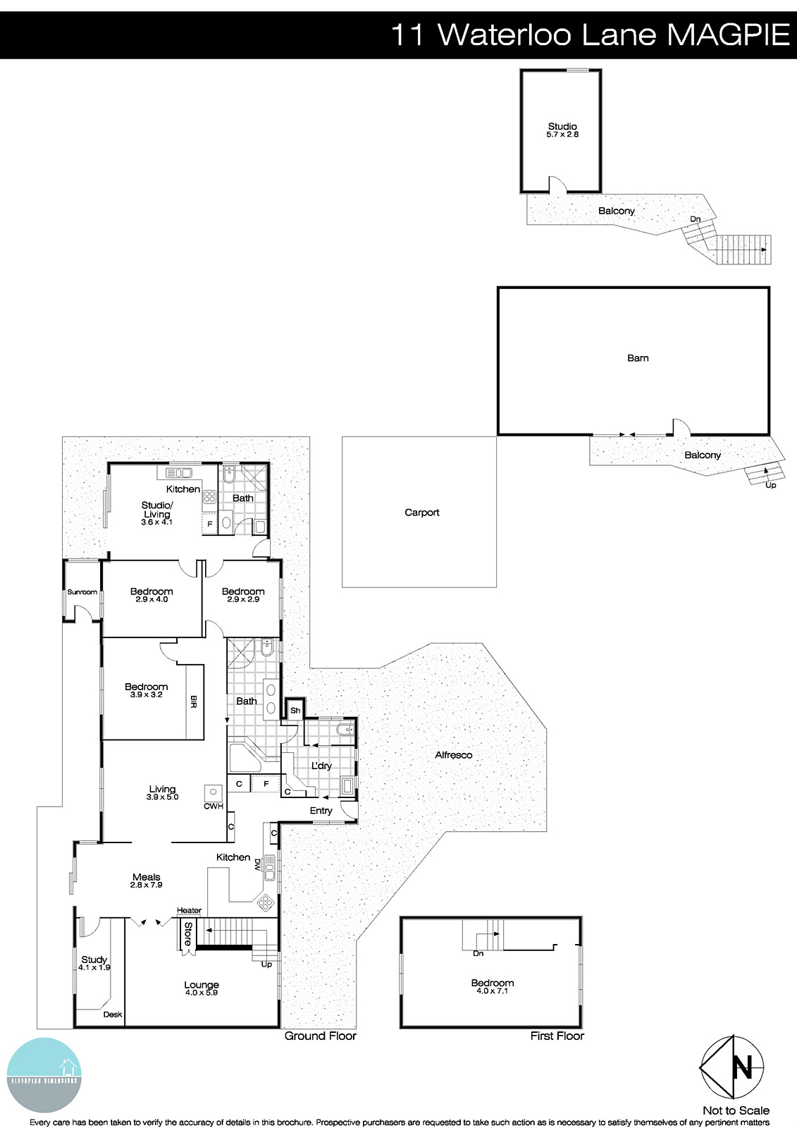 11 Waterloo Lane, Magpie VIC 3352 - Floorplan