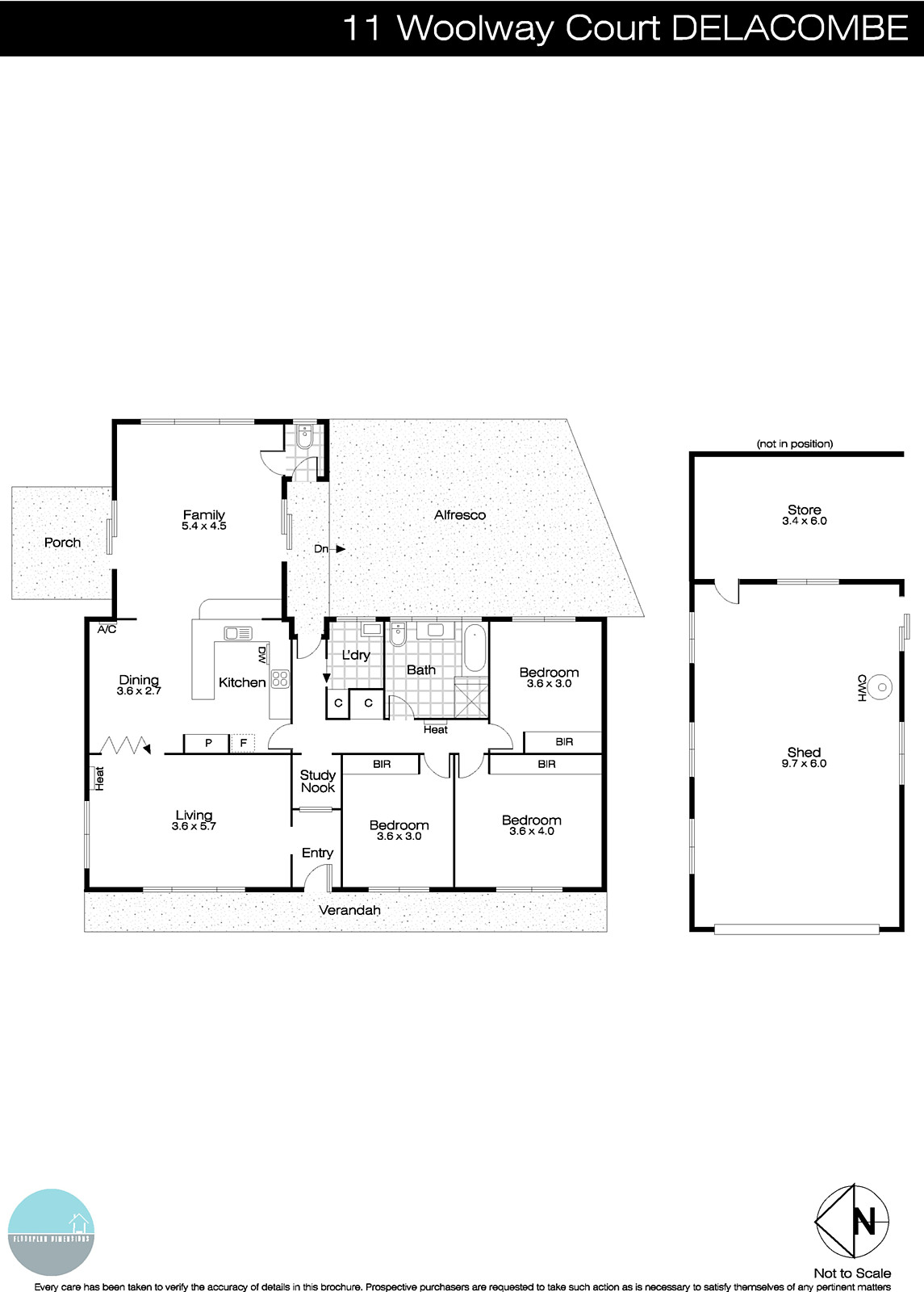 11 Woolway Court, Delacombe VIC 3356 - Floorplan