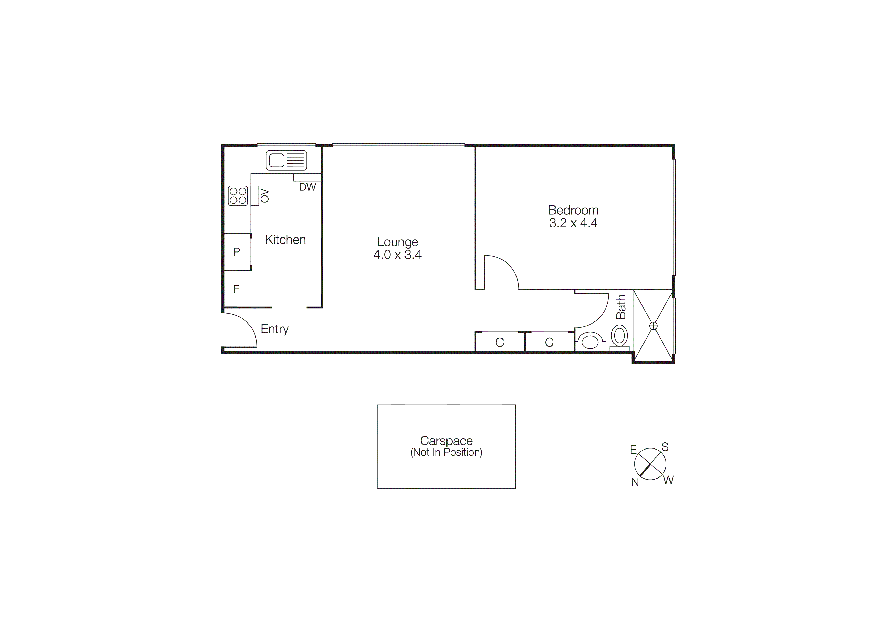 1/10 Acland Street, St Kilda VIC 3182 - Floorplan