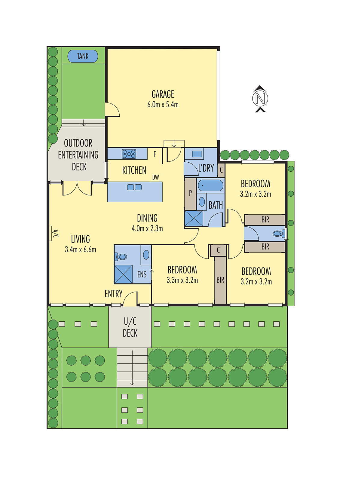 1/10 Caroline Street, Highton VIC 3216 - Floorplan