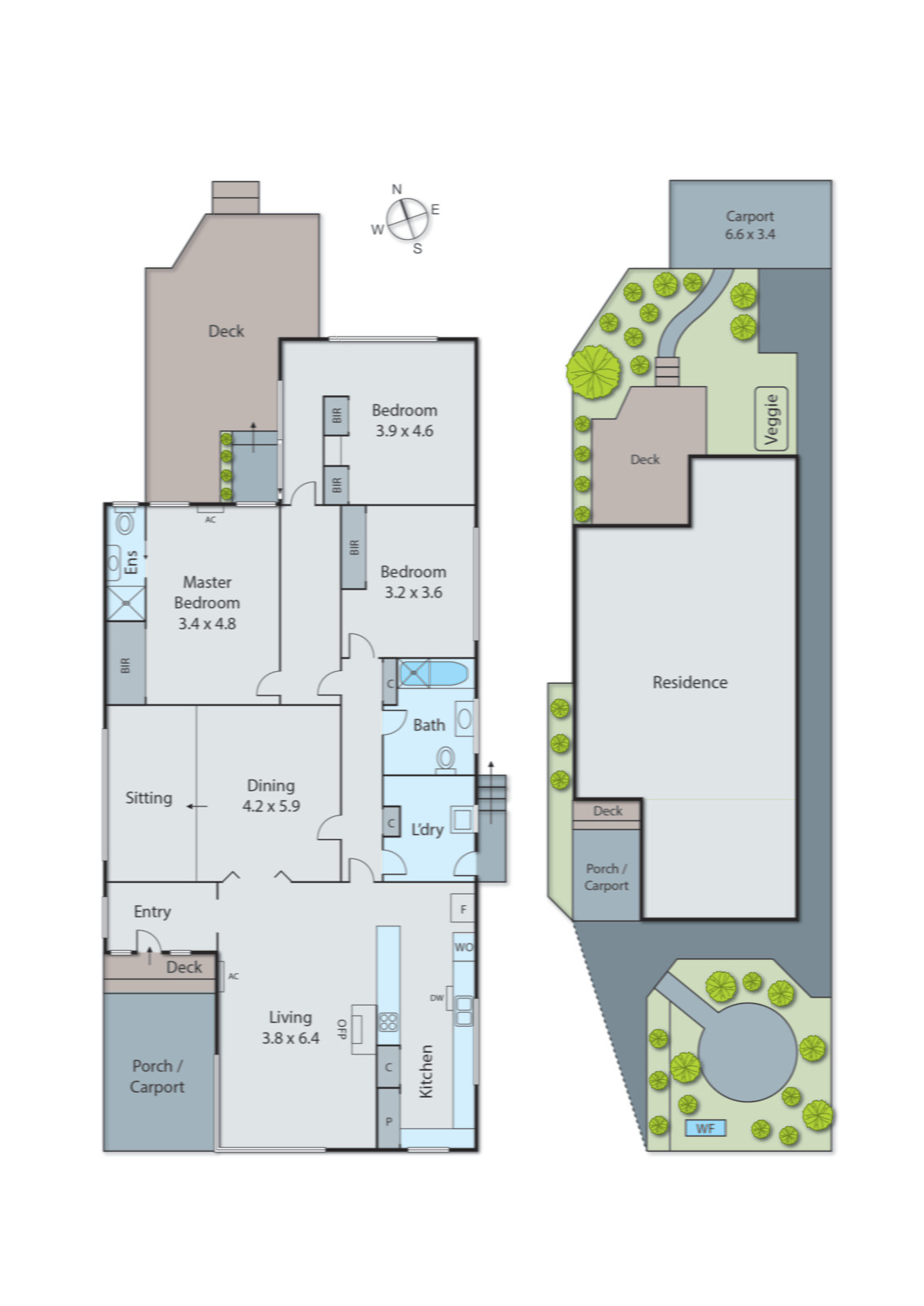 1/10 Clare Street, Parkdale VIC 3195 - Floorplan