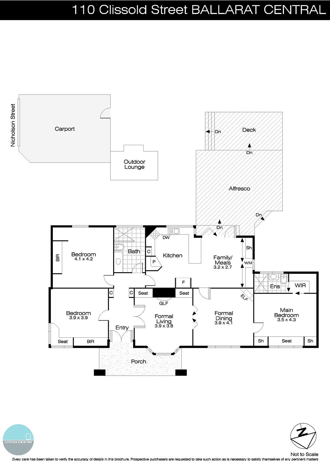 110 Clissold Street, Black Hill VIC 3350 - Floorplan