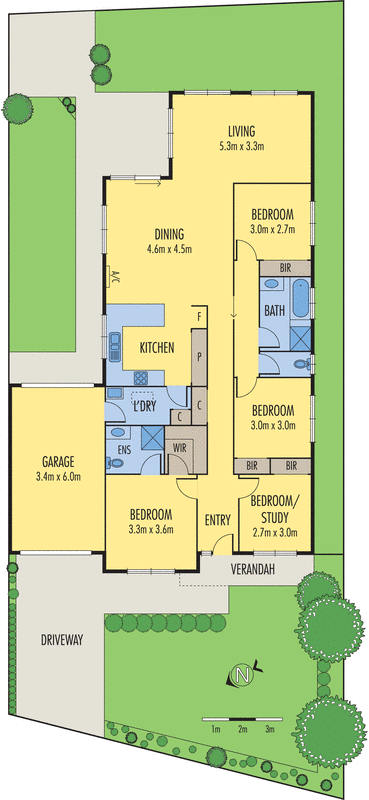 1/10 Cormican Place, Lovely Banks VIC 3221 - Floorplan