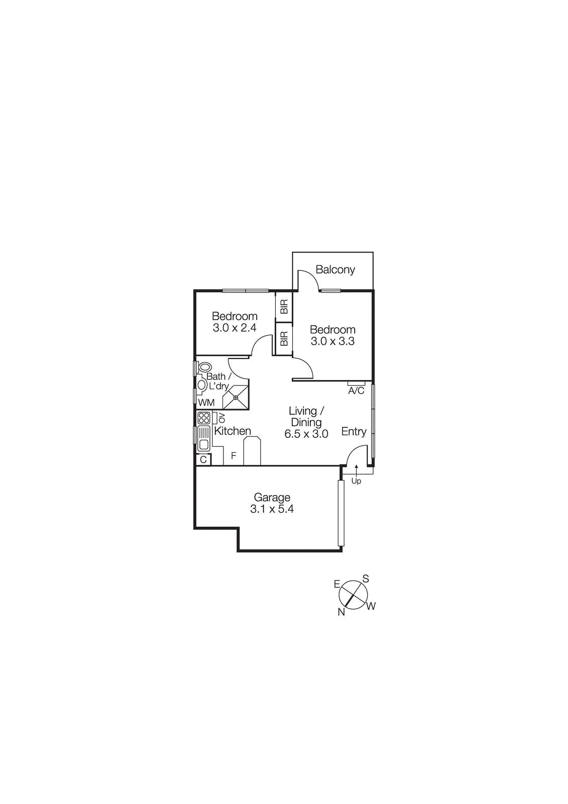 1/10 Gurner Street, St Kilda VIC 3182 - Floorplan