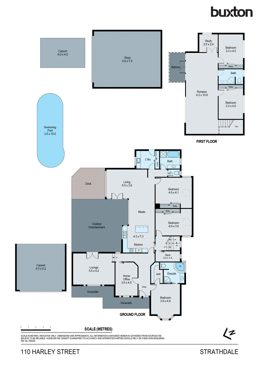 110 Harley Street, Strathdale VIC 3550 - Floorplan