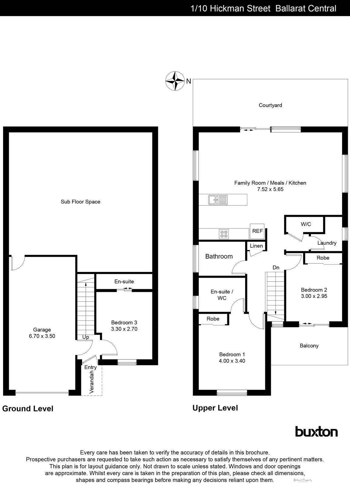 1/10 Hickman Street, Ballarat Central VIC 3350 - Floorplan