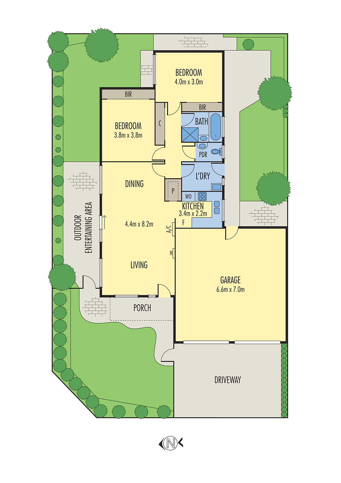 1/10 Nireeda Court, Wandana Heights VIC 3216 - Floorplan