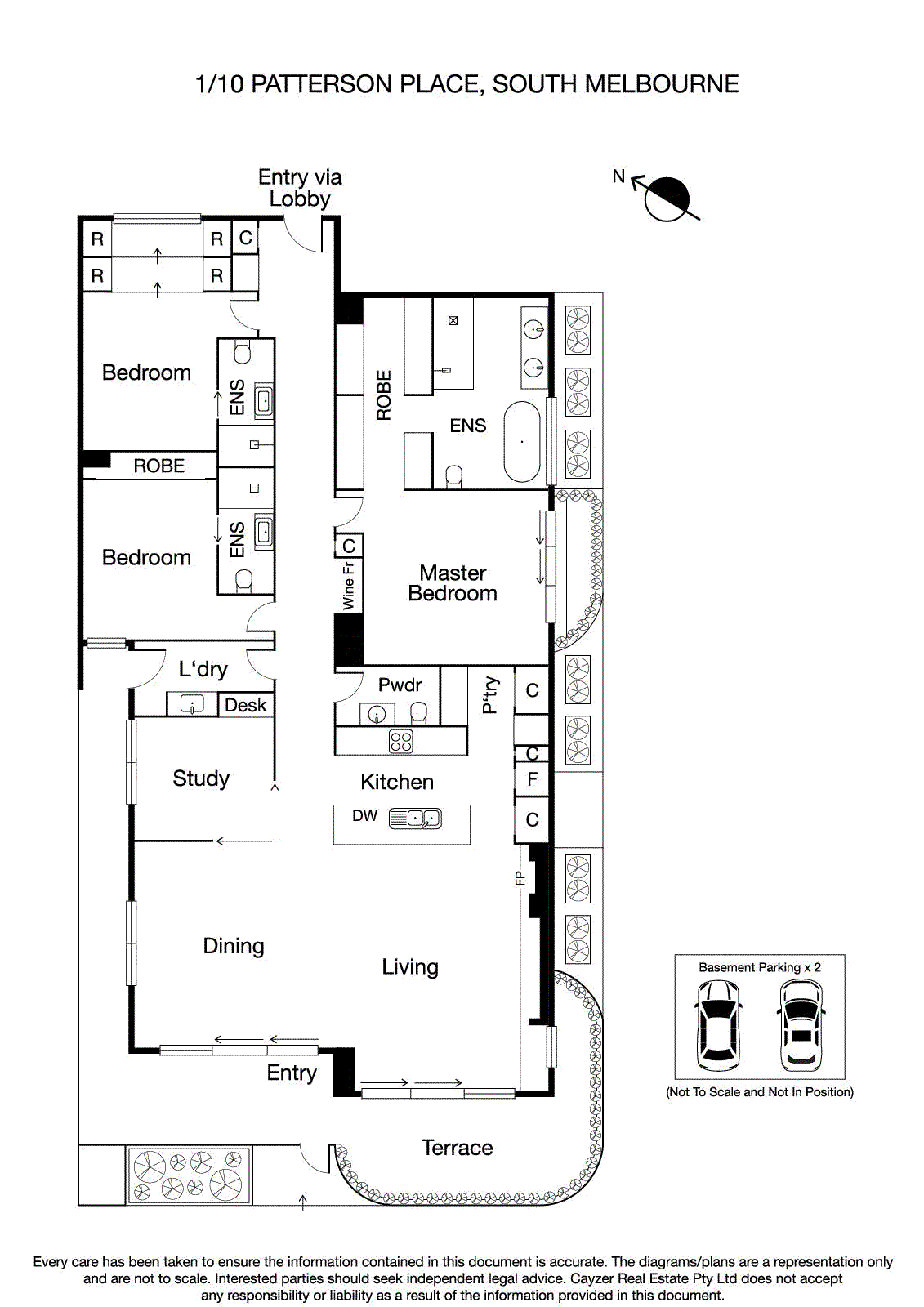 1/10 Patterson Place, SOUTH MELBOURNE VIC 3205 - Floorplan