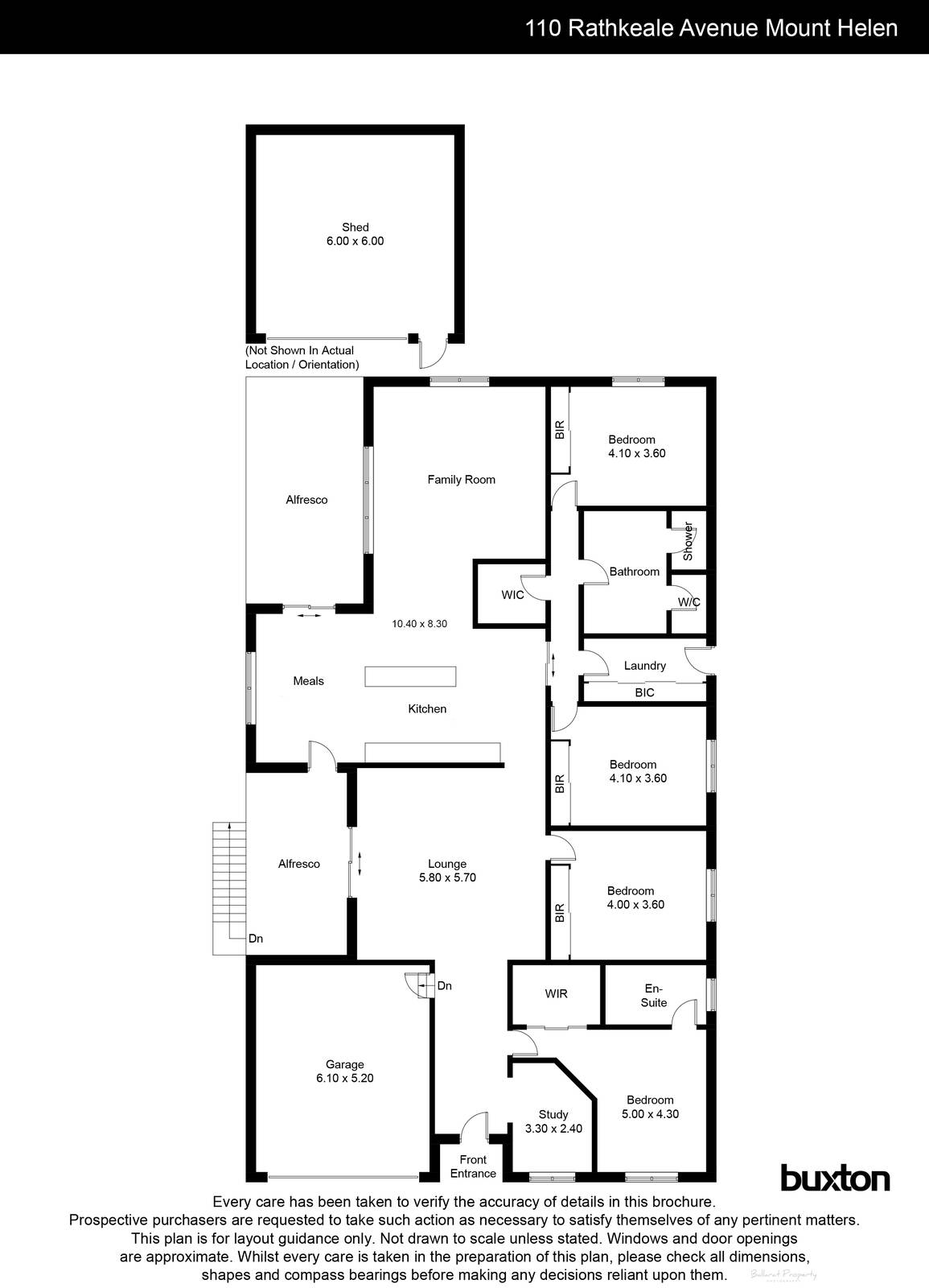 110 Rathkeale Avenue, Mount Helen VIC 3350 - Floorplan