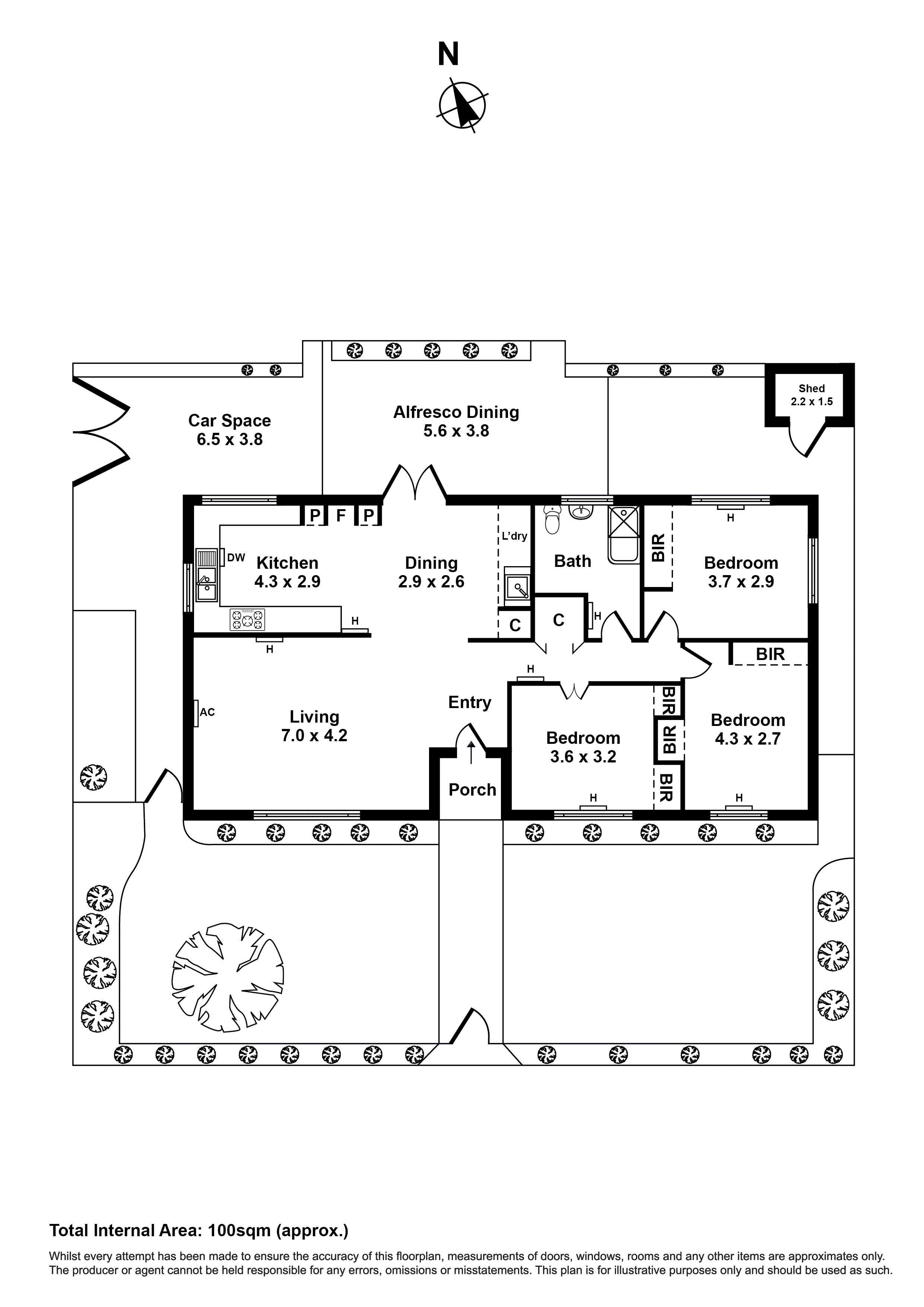 110 The Avenue, Spotswood VIC 3015 - Floorplan
