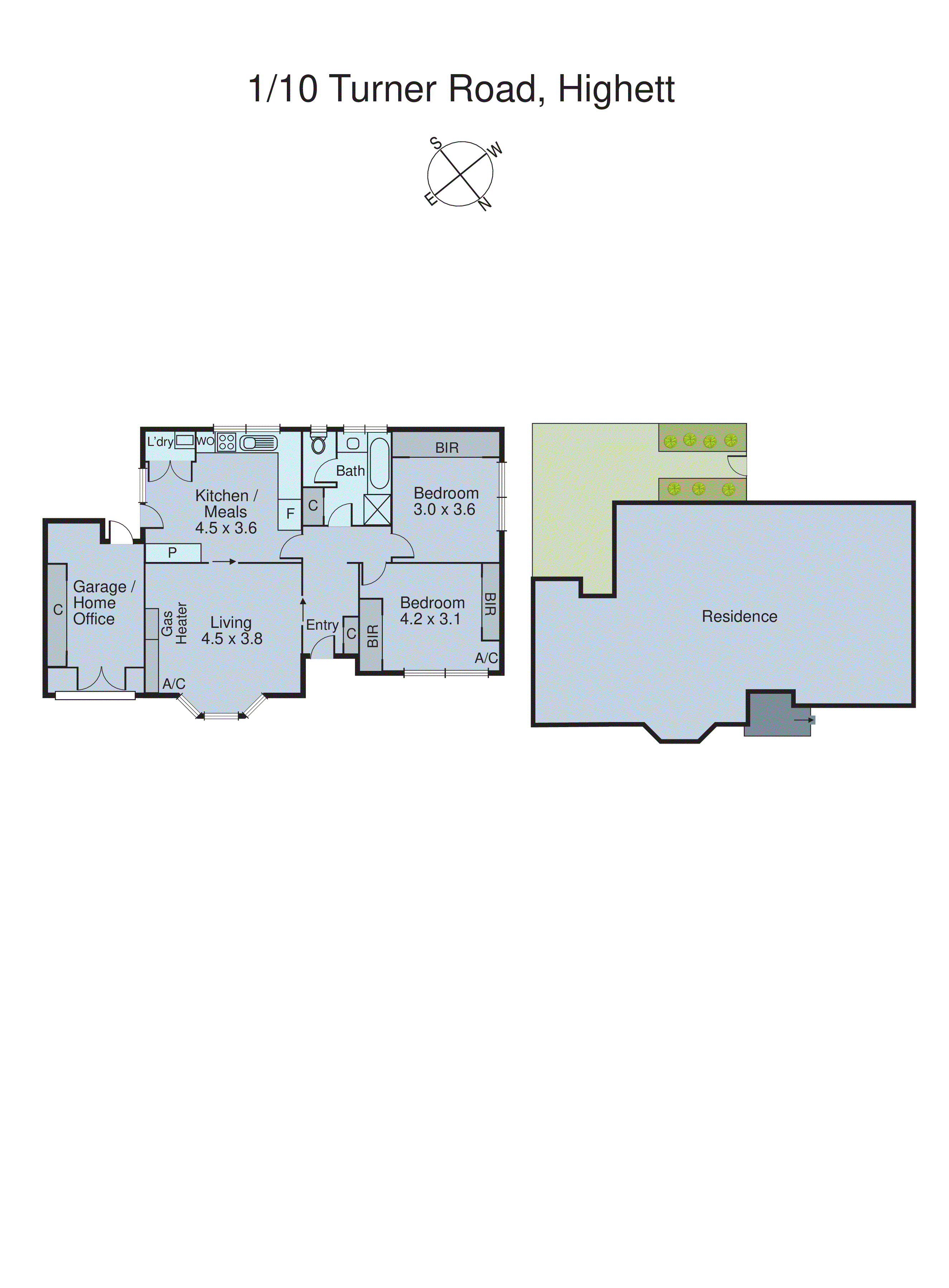 1/10 Turner Road, Highett VIC 3190 - Floorplan