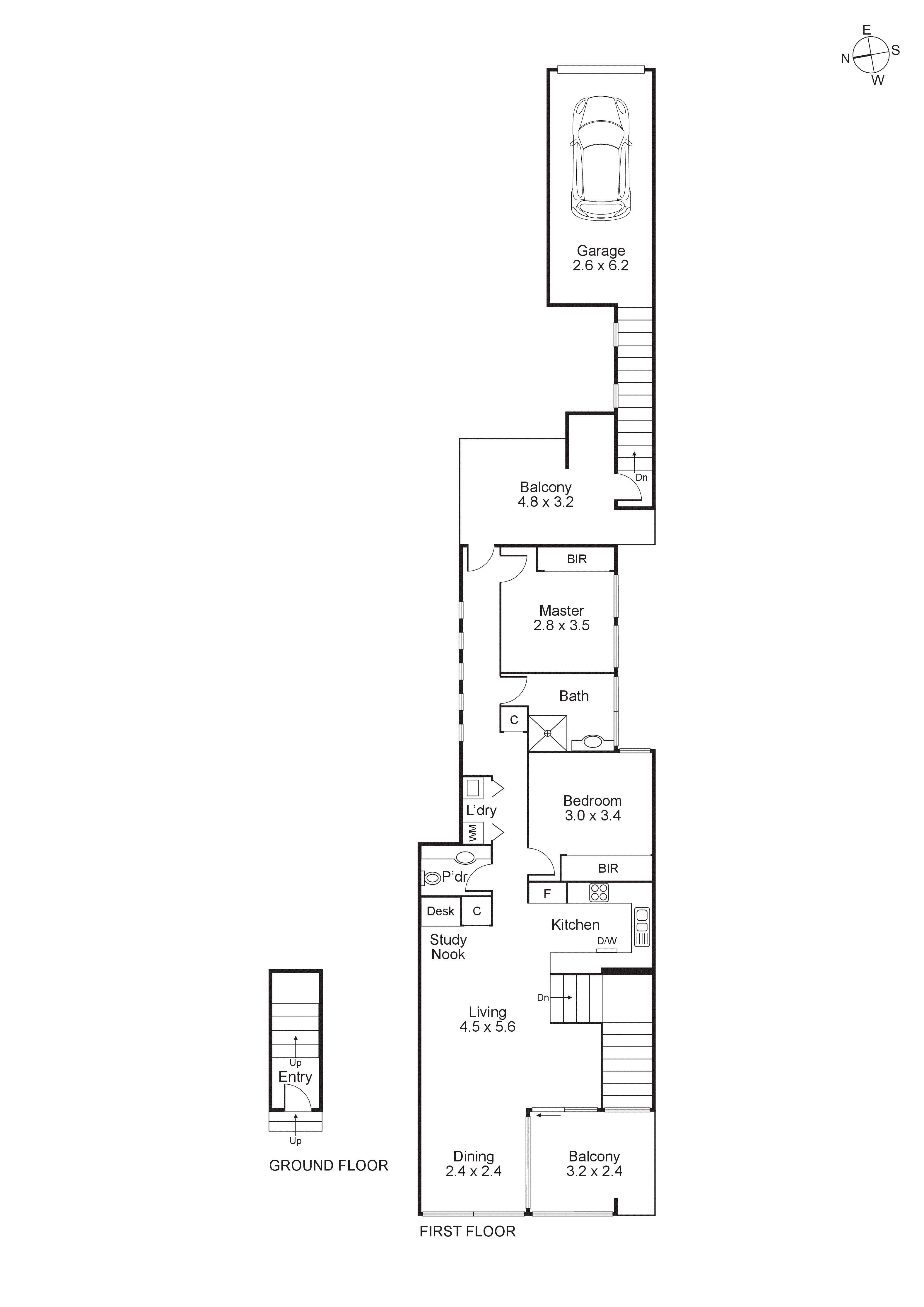 1/100 Bluff Road, Black Rock VIC 3193 - Floorplan