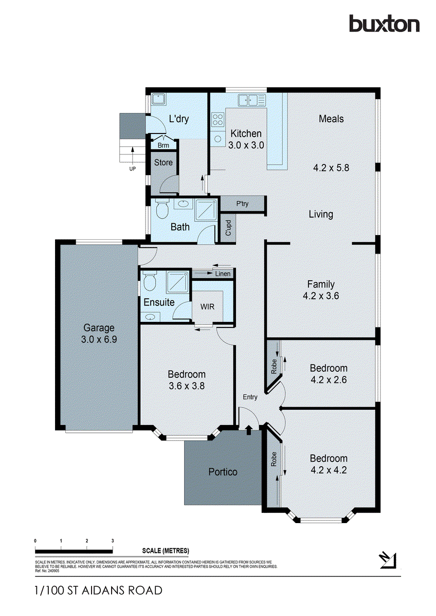 1/100 St Aidans Road, Kennington VIC 3550 - Floorplan