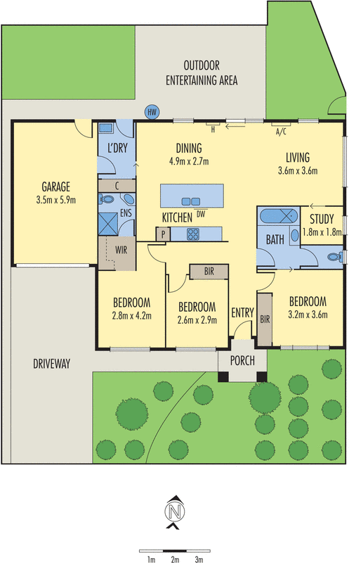 1/101 Marshalltown Road, Grovedale VIC 3216 - Floorplan
