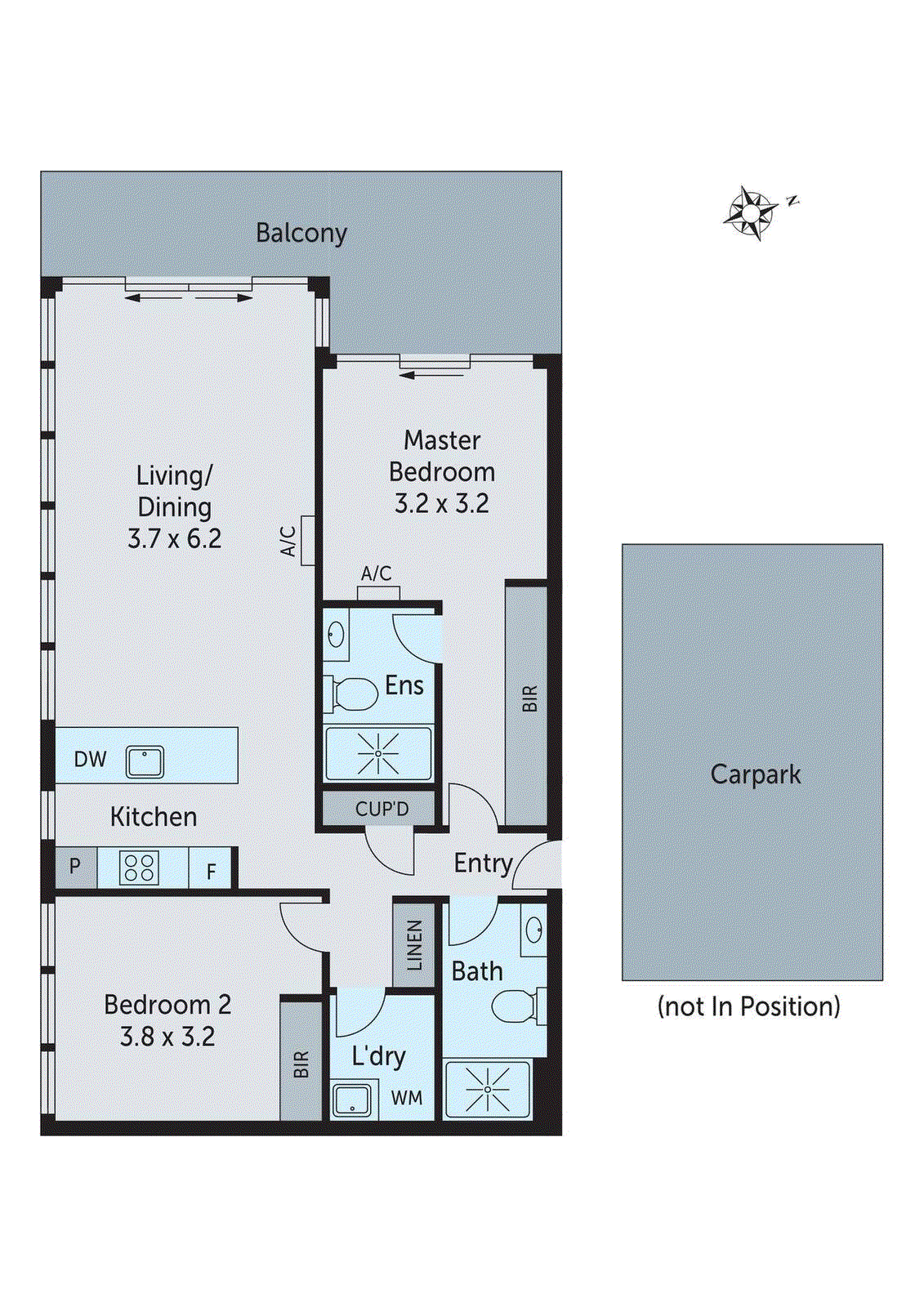 1101/18 Cavendish Street, Geelong VIC 3220 - Floorplan
