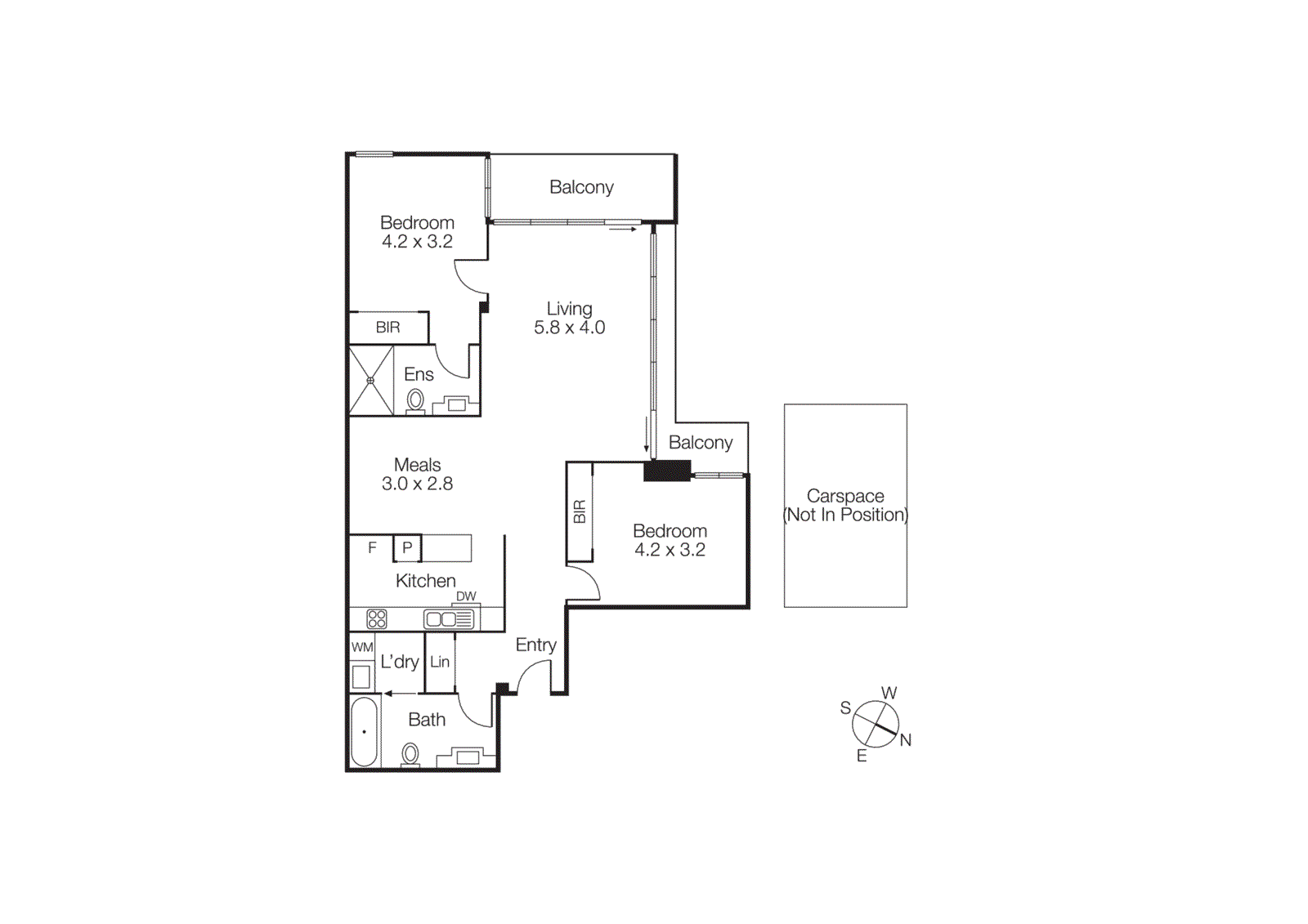 1101/582 St Kilda Road, Melbourne VIC 3004 - Floorplan