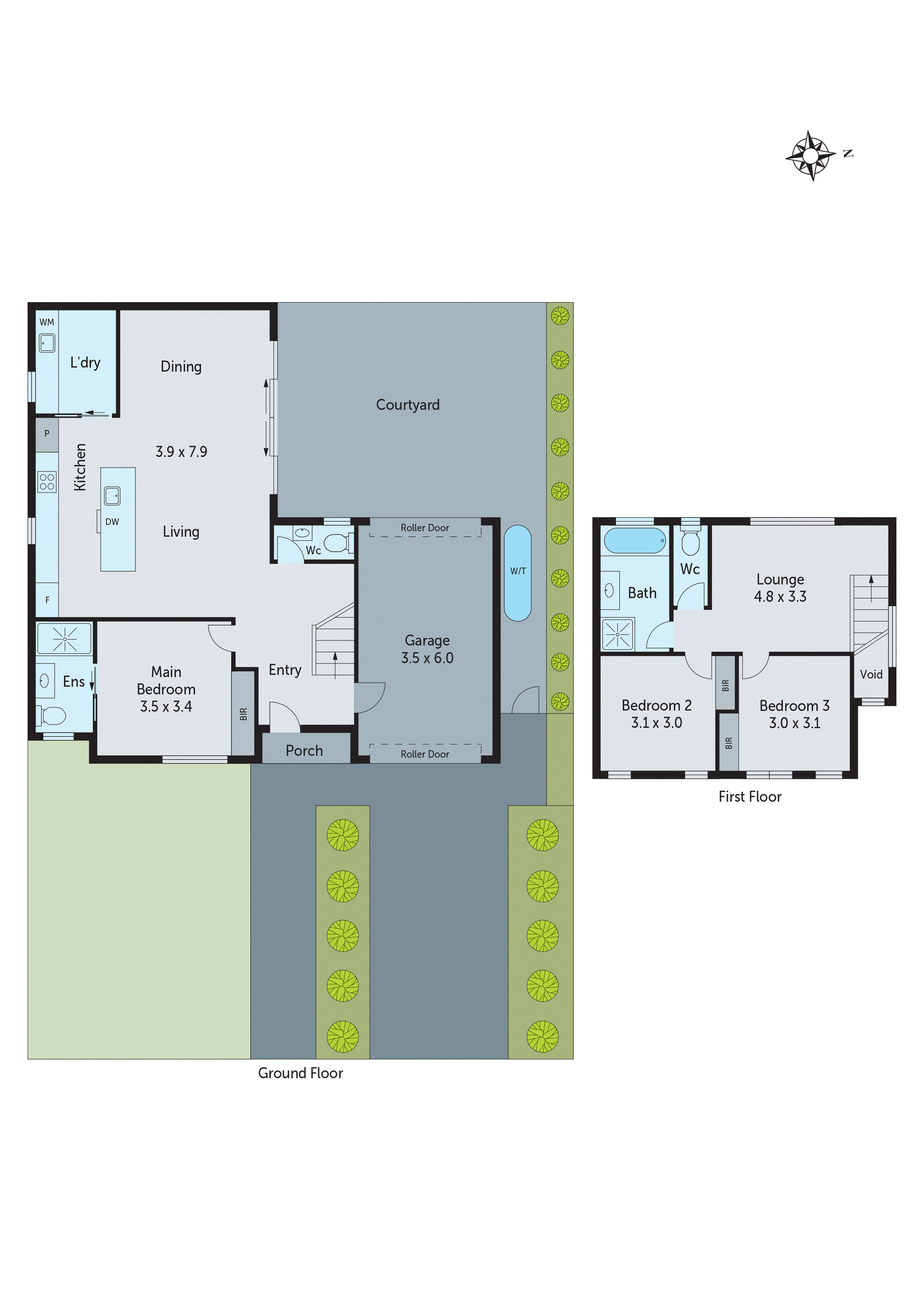 1/102 Helms Street, Newcomb VIC 3219 - Floorplan