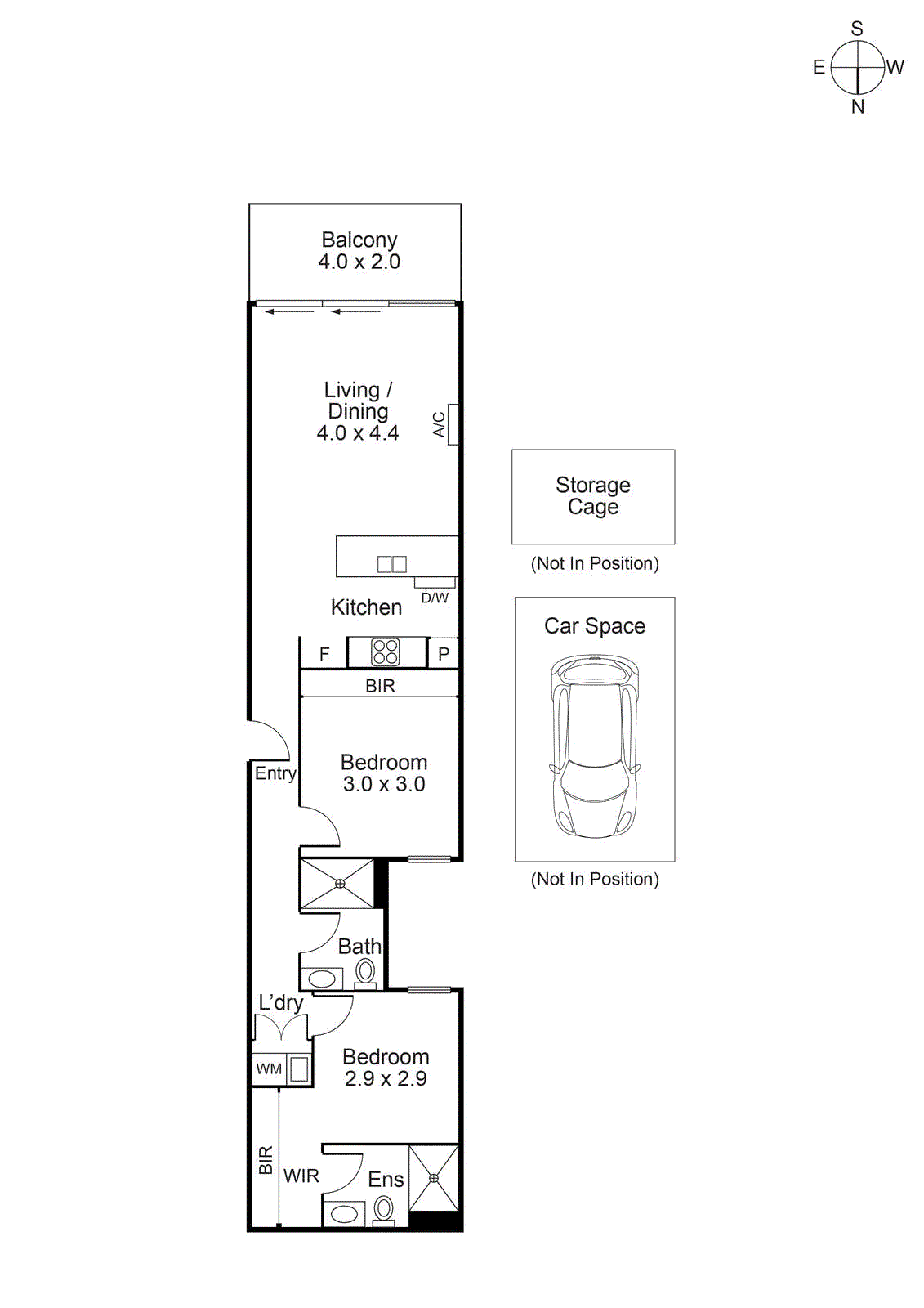 110/242 High Street, Windsor VIC 3181 - Floorplan