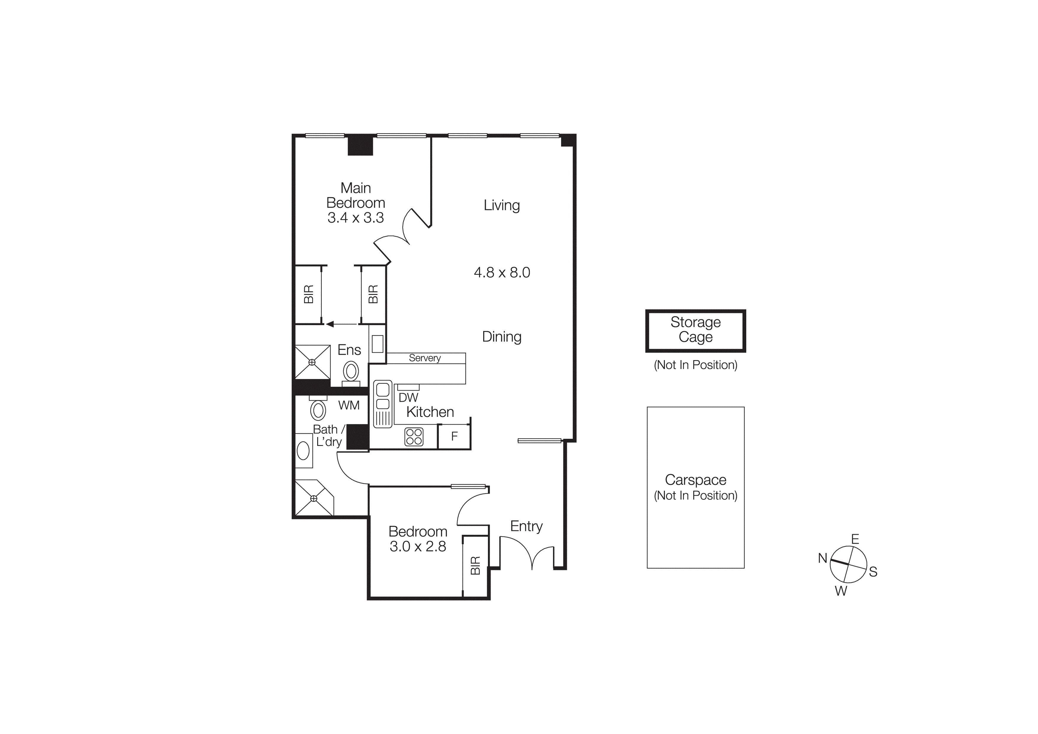 1102/442 St Kilda Road, Melbourne VIC 3004 - Floorplan