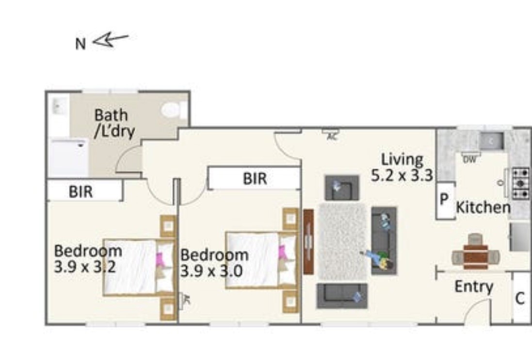 1/103 Herald Street, Cheltenham VIC 3192 - Floorplan