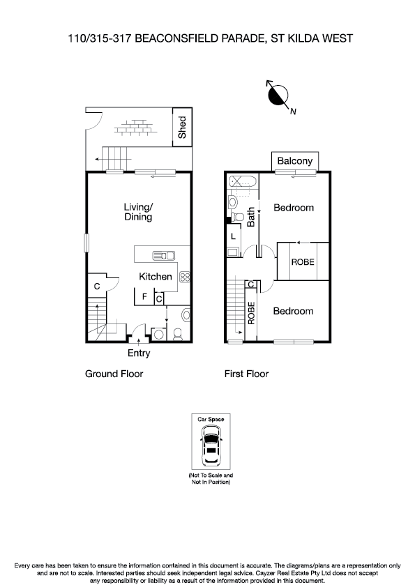 110/315-317 Beaconsfield Parade, ST KILDA WEST VIC 3182 - Floorplan