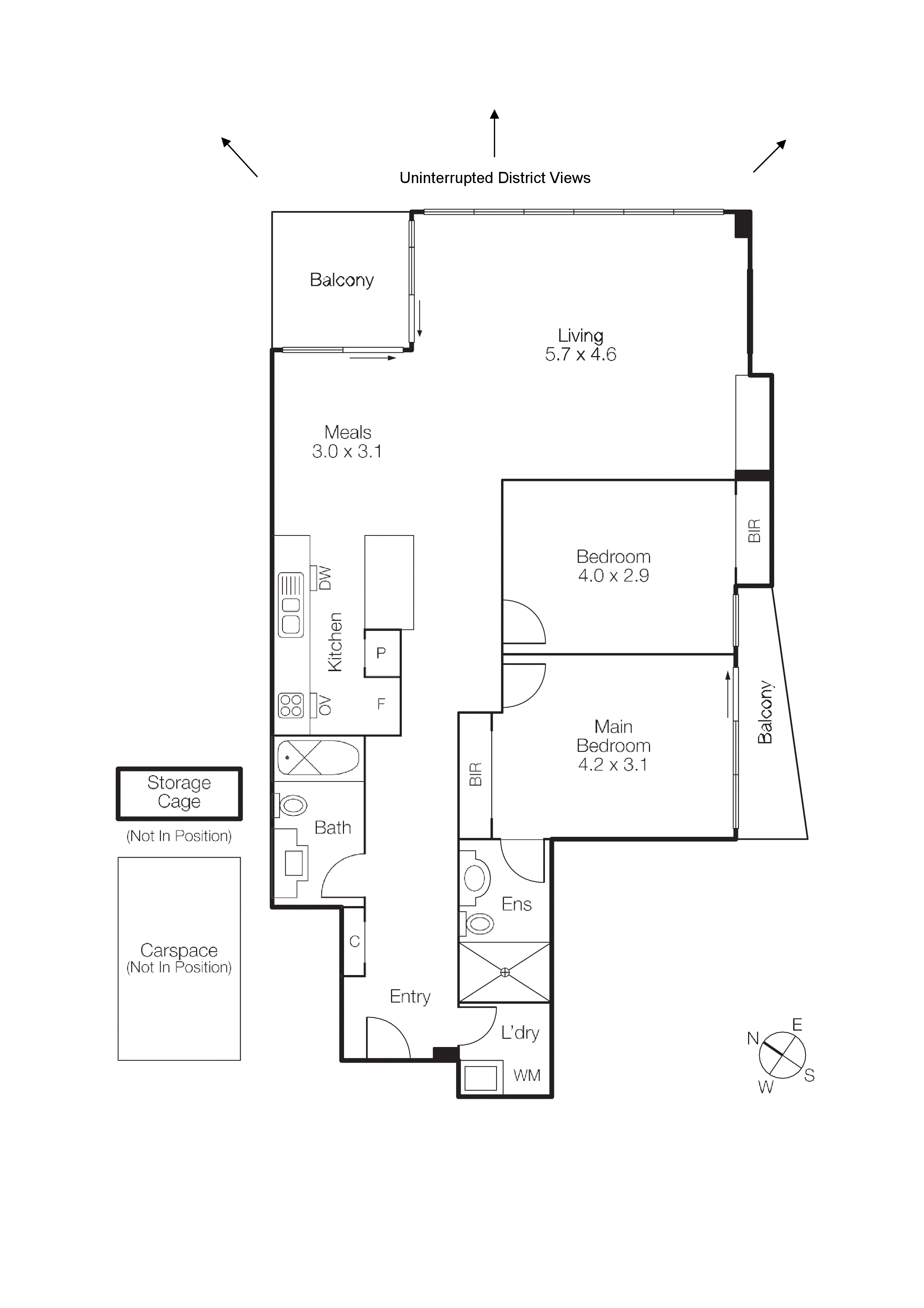 1103/582 St Kilda Road, Melbourne VIC 3004 - Floorplan