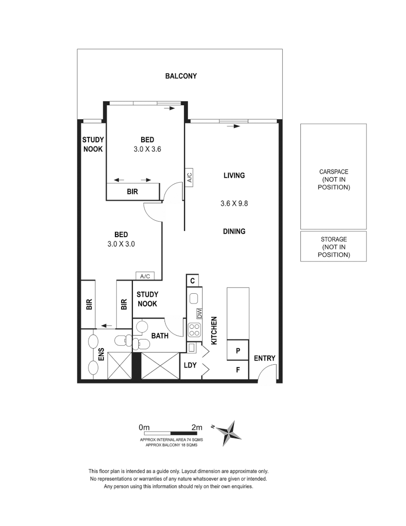 110/380 Bay Street, BRIGHTON VIC 3186 - Floorplan