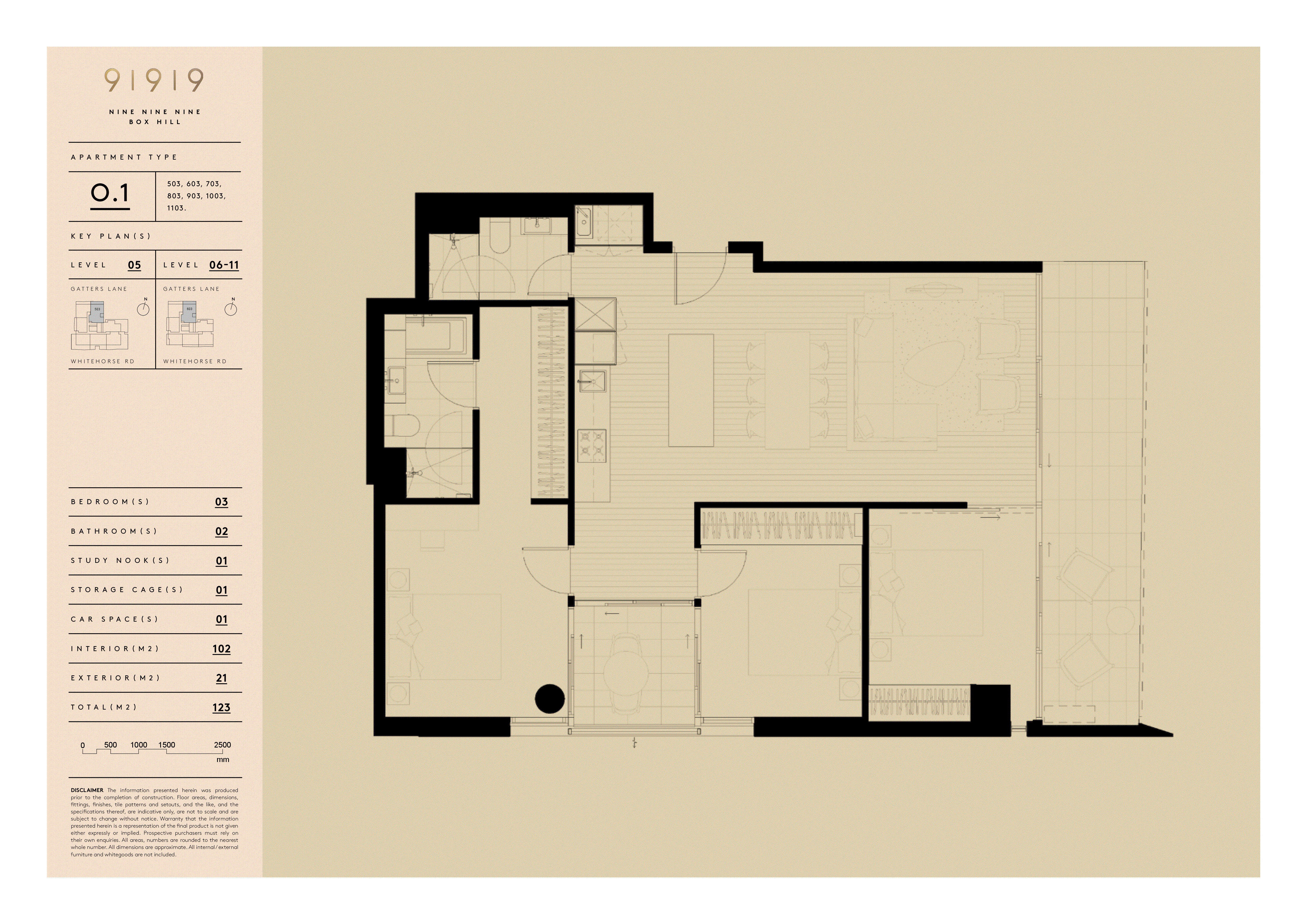 1103/999 Whitehorse Road, Box Hill VIC 3128 - Floorplan