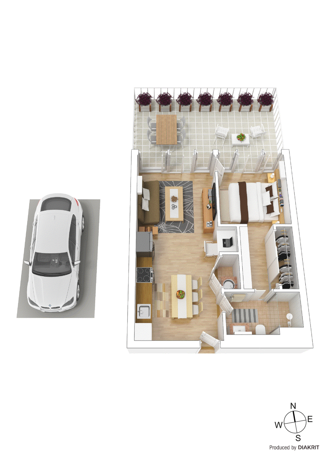 110/427 Hampton Street, Hampton VIC 3188 - Floorplan